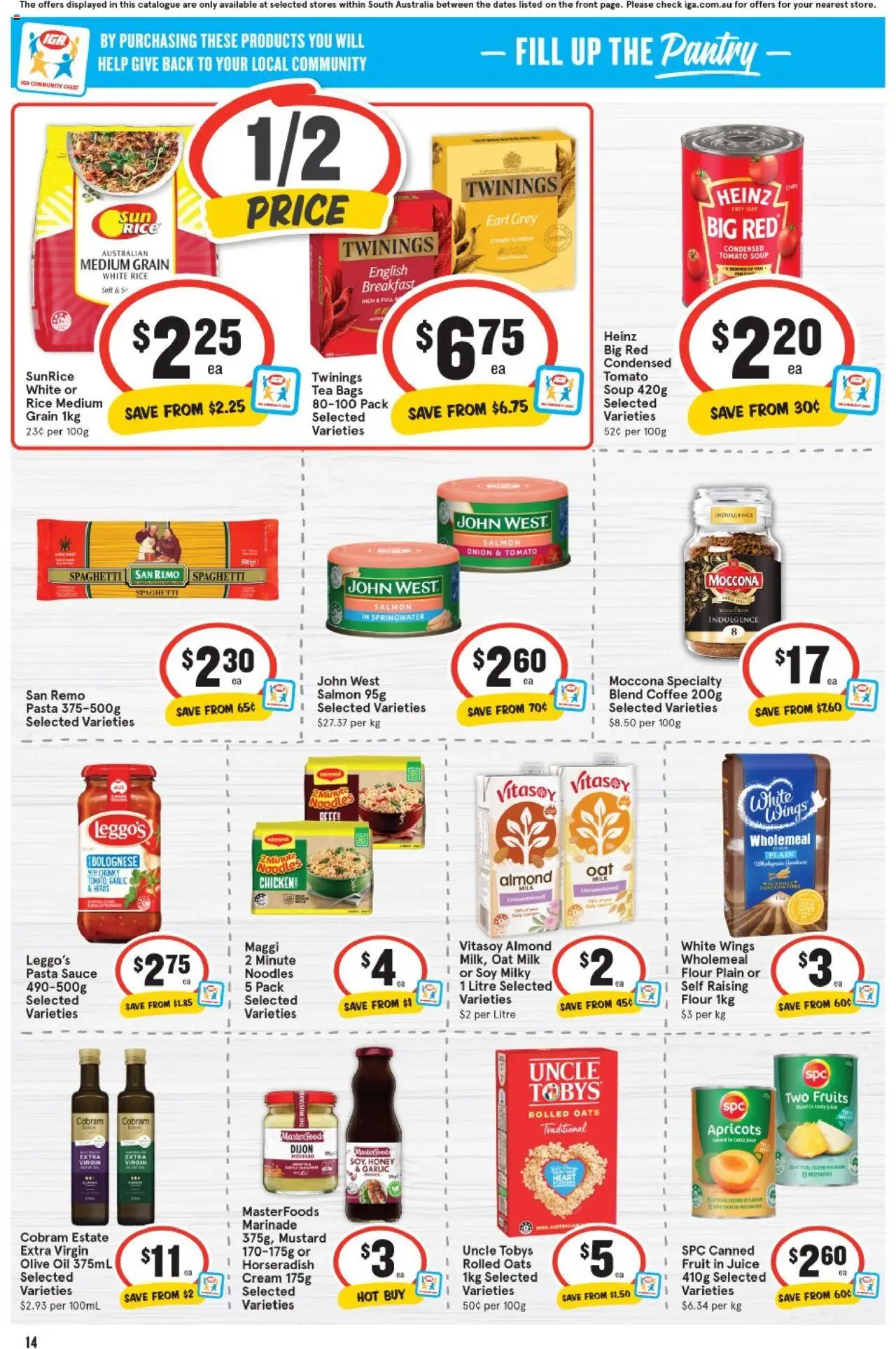 IGA catalogue - valid from 06.08.2025 | Page: 10 | Products: Oil, Chicken, Oats, Sauce