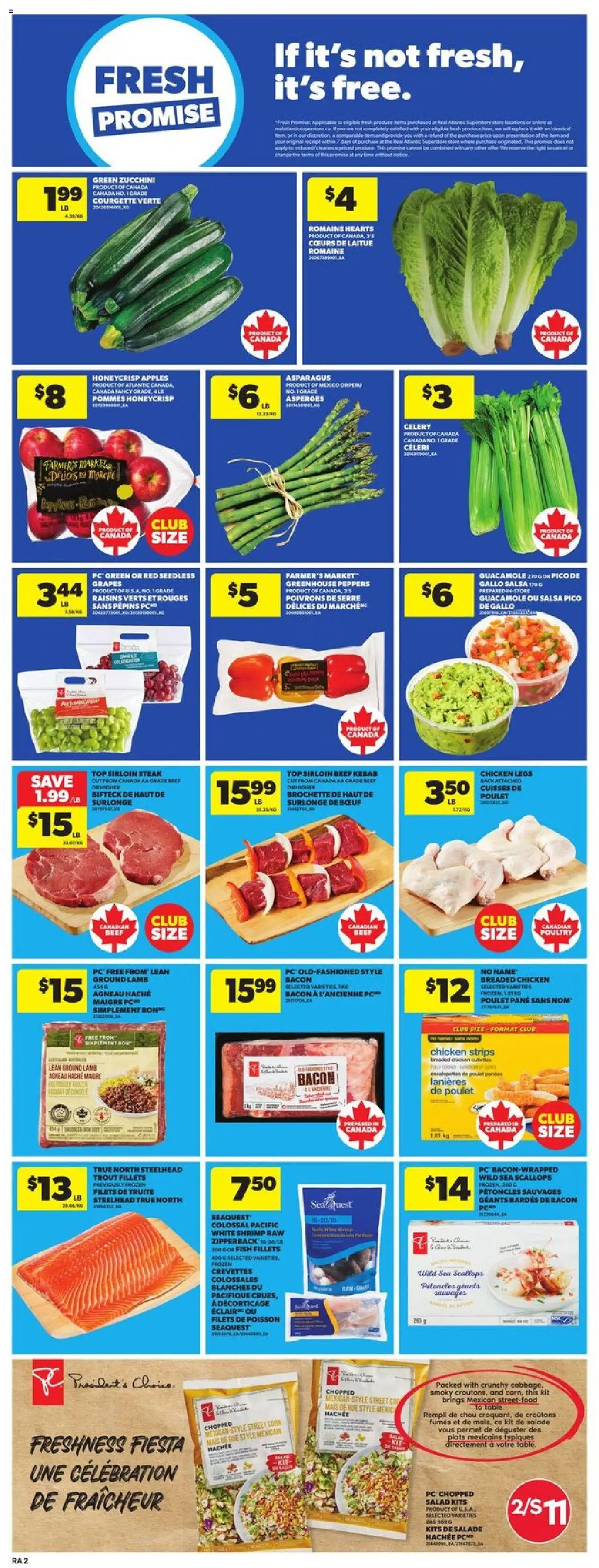 Atlantic Superstore flyer valid from 25.09.2025 | Page: 5 | Products: Beef, Salad, PC, Table