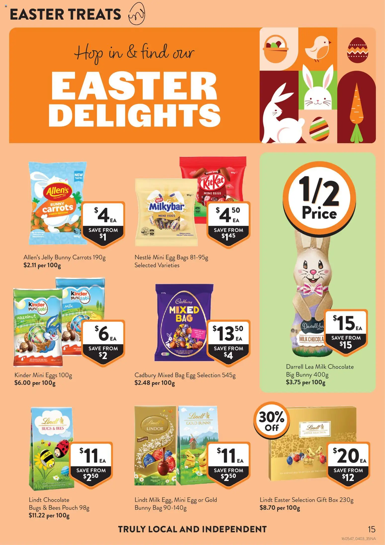 Foodworks catalogue - valid from 04.03.2026 | Page: 15 | Products: Box, Milk, Chocolate, Carrots