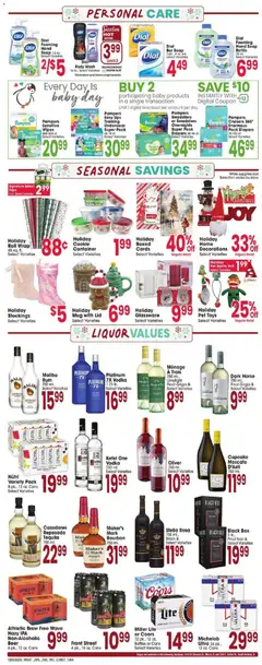 Preview of Jewel Osco weekly ads valid from 03.12.2025 | Page: 7 | Products: Box, Beer, Bar Soap, Hat