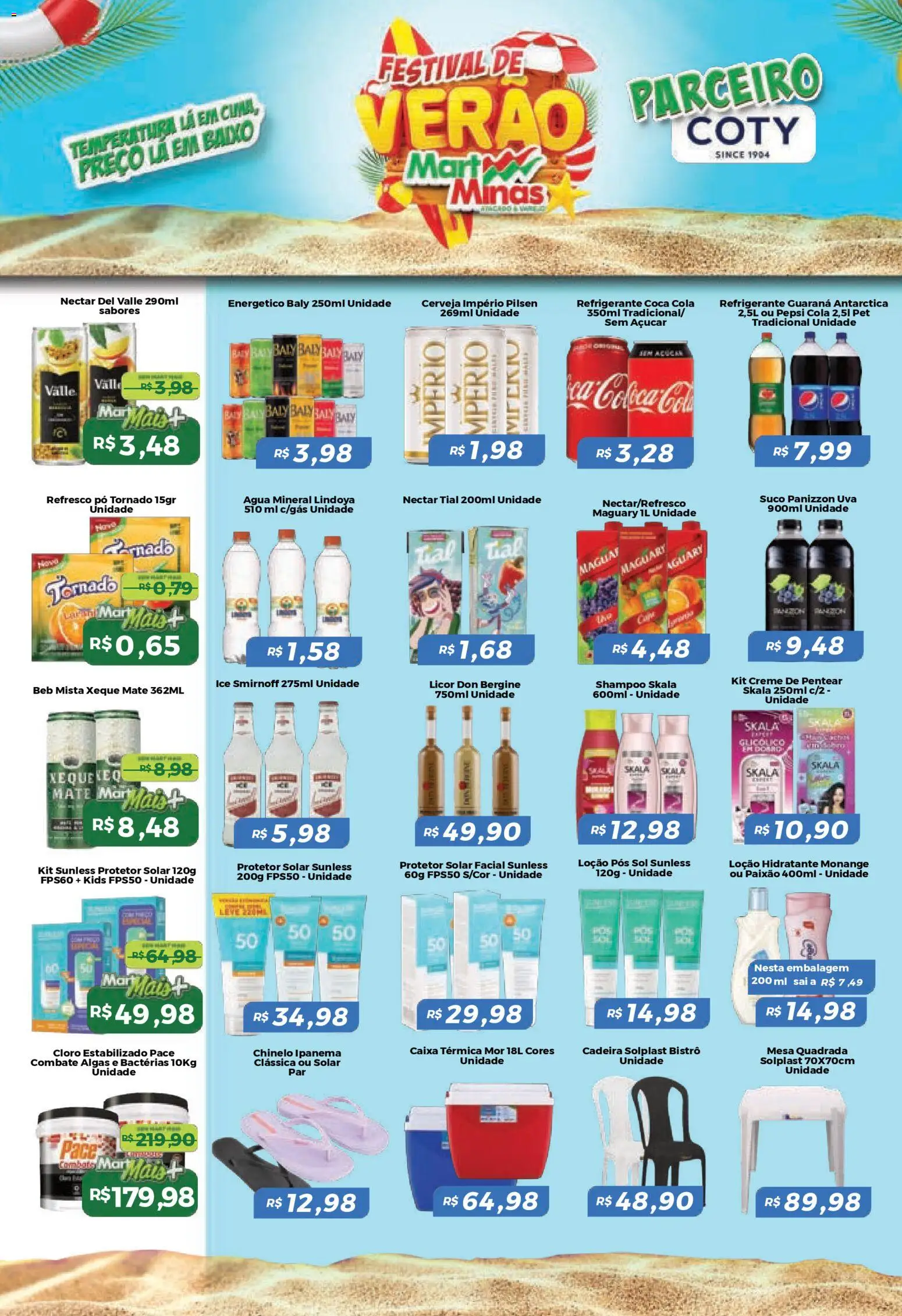 Mart Minas Folheto - válido de 15.01.2026 | Página: 4 | Produtos: Guaraná, Energético, Creme, Açúcar