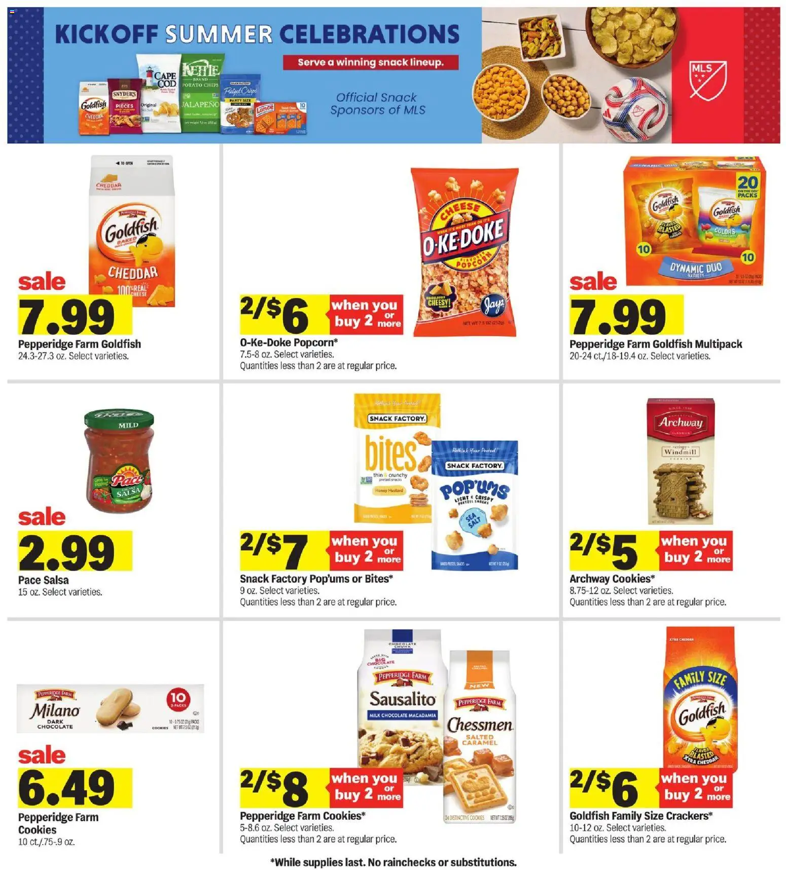 Meijer Weekly Ad - valid from 22.04.2026 | Page: 41 | Products: Milk, Cheese, Chocolate, Chips