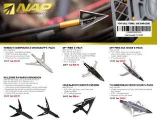 Dunham's Sports GSM Hunting Guide - valid from 21.08.2025 | Page: 23 | Products: Clip, Broadhead, Crossbow, Archery