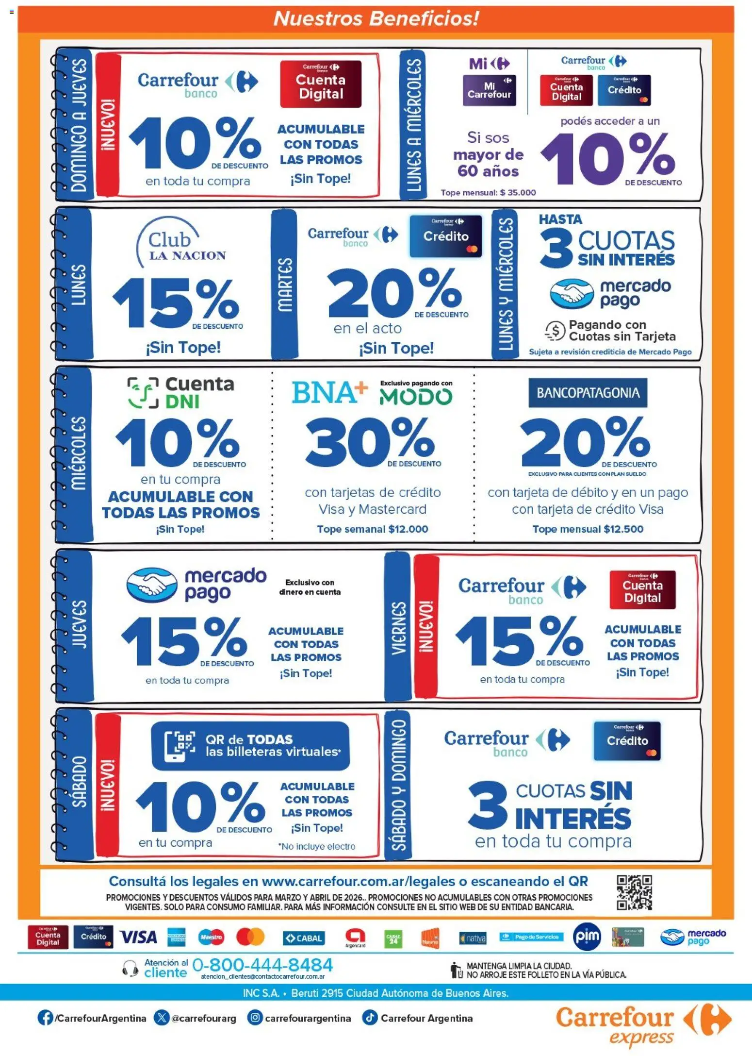 Carrefour - Express | Av.Bordereau 9950 Villa Allende, Cordoba  │ válido desde el 20.03.2026 | Página: 2 | Productos: Banco