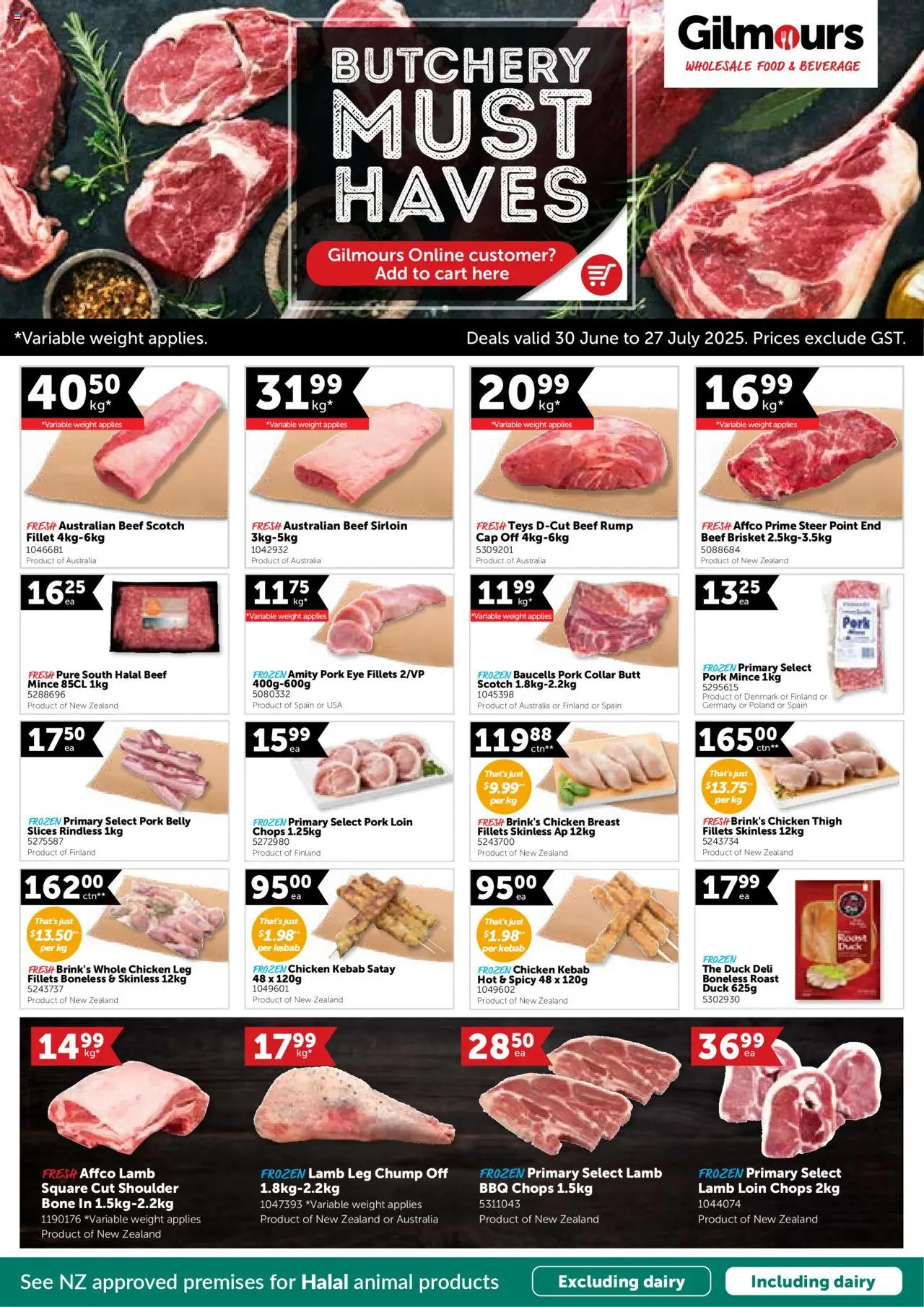 Gilmours catalogue from 30.06.2025 | Page: 1