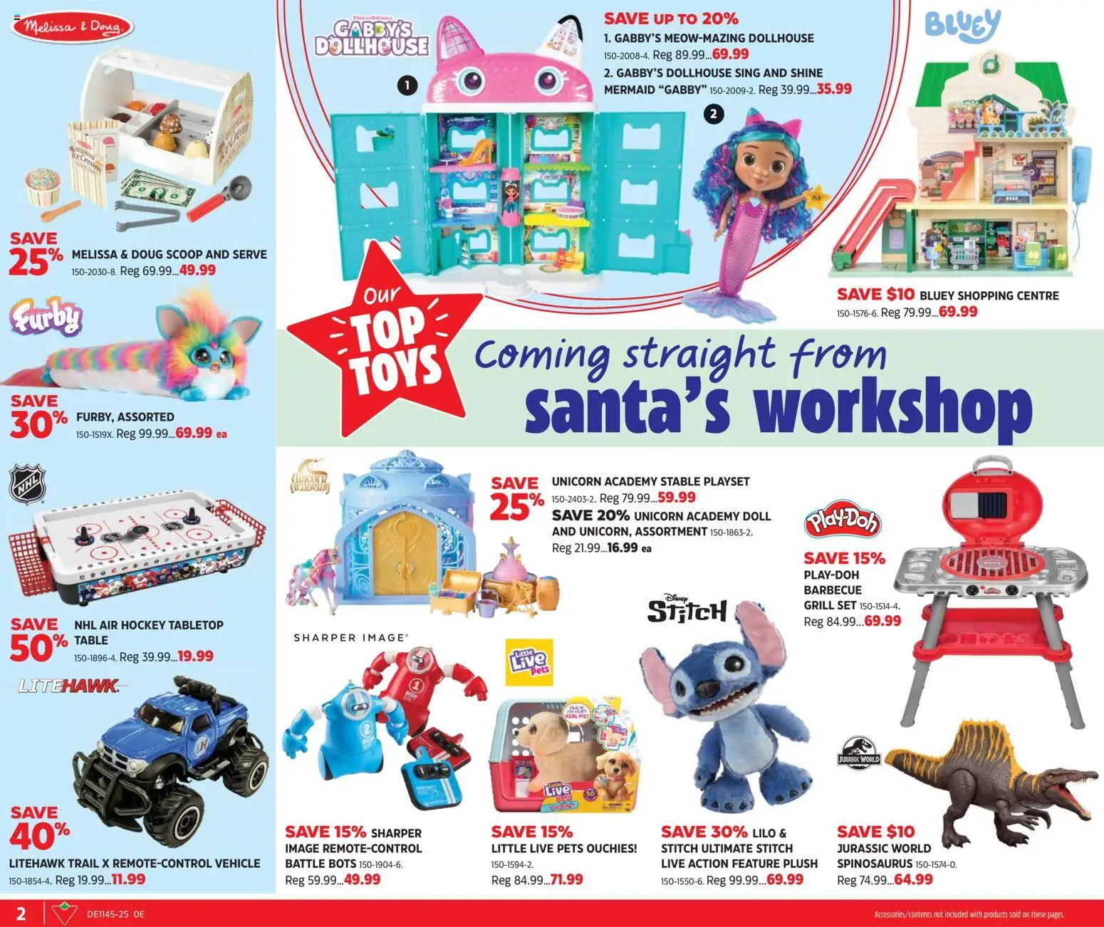 Canadian Tire flyer valid from 30.10.2025 | Page: 2 | Products: Cream, Ice cream, Grill, Table