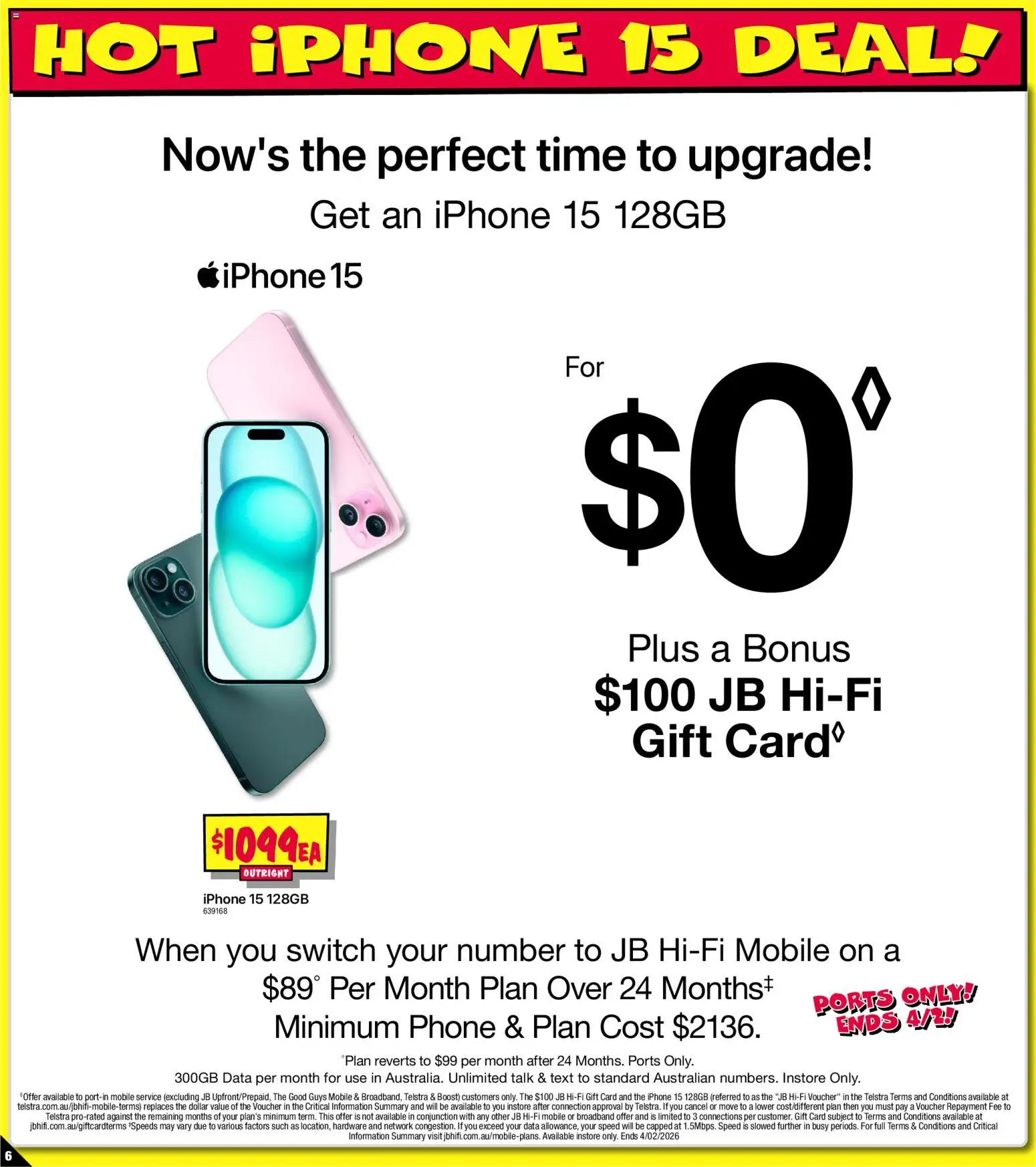 JB Hi-Fi catalogue - valid from 29.01.2026 | Page: 6 | Products: Phone, Iphone, Mobile
