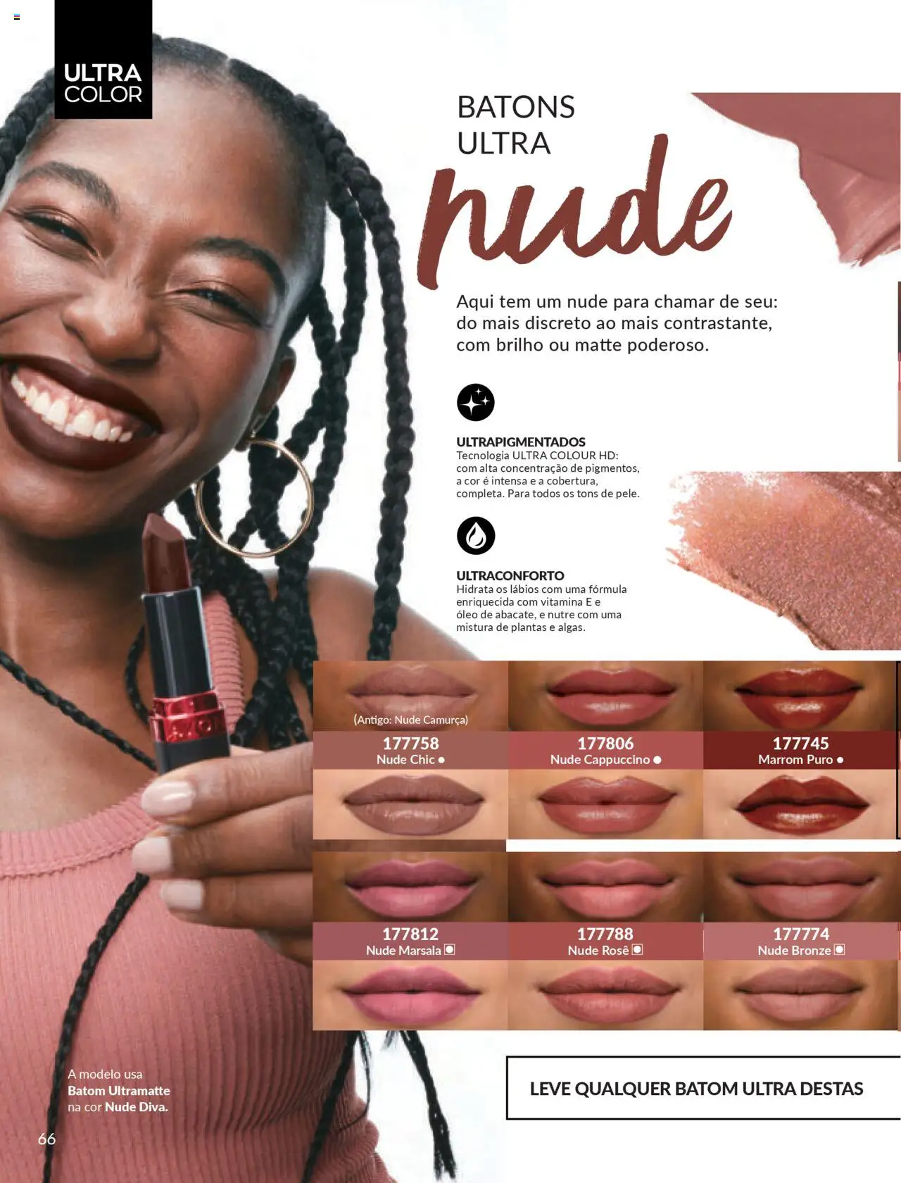Avon Folheto - válido de 07.10.2025 | Página: 66 | Produtos: Batom, Óleo