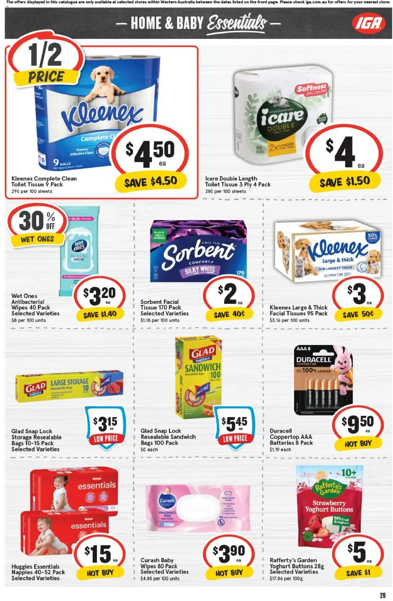 IGA catalogue - valid from 01.10.2025 | Page: 33 | Products: Toilet, Bacon, Wood, Oven