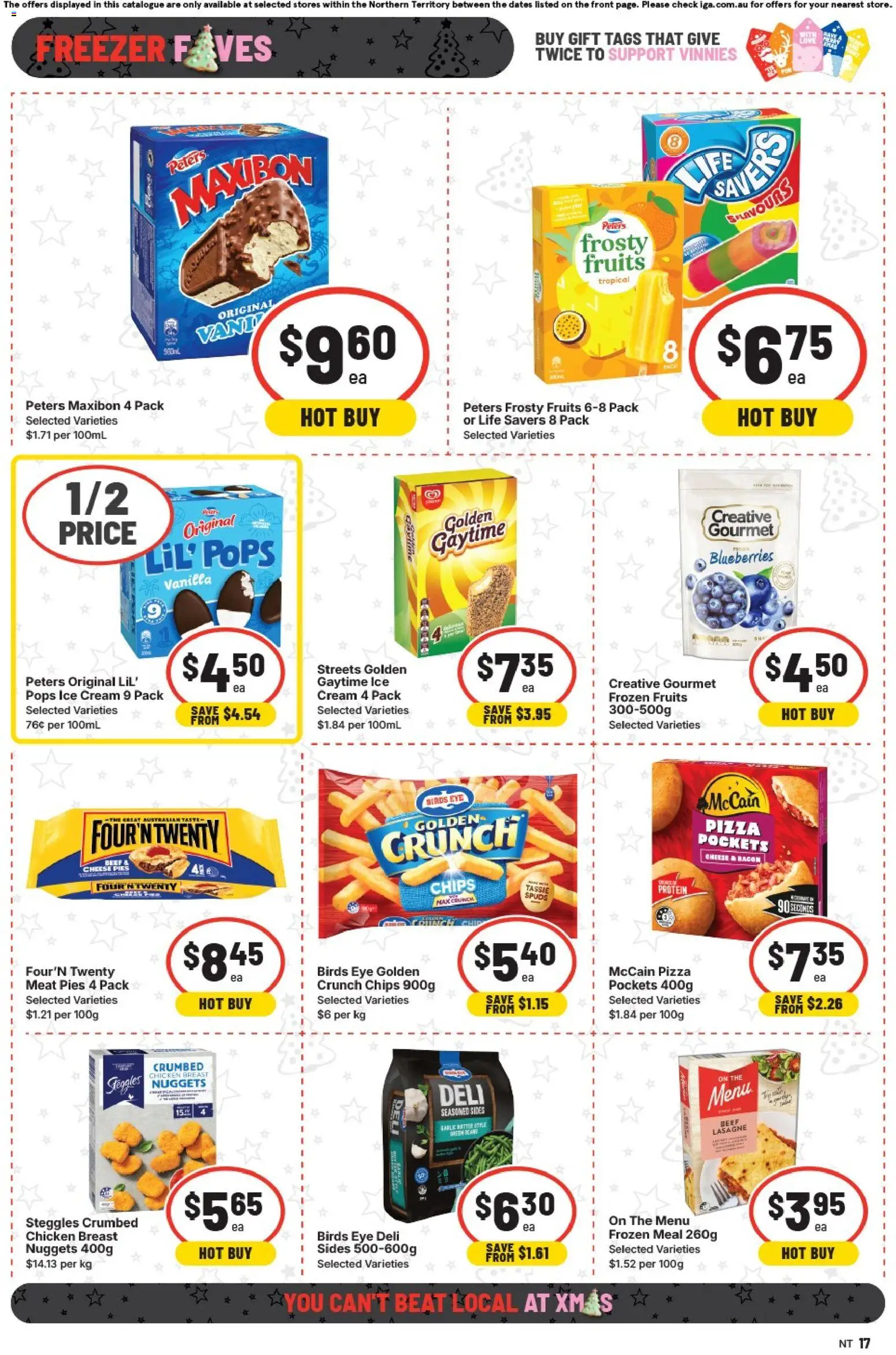 IGA catalogue - valid from 26.11.2025 | Page: 13 | Products: Chicken, Meat, Chips, Blueberries