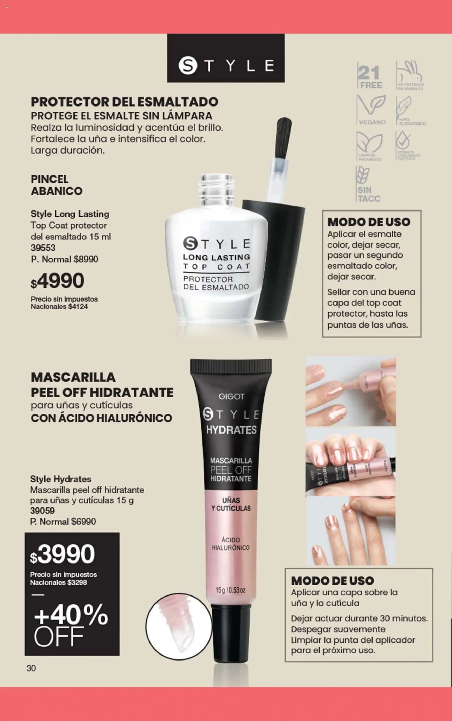 Gigot - CAMPAÑA 01 │ válido desde el 01.01.2026 | Página: 36 | Productos: Top, Mascarilla, Lámpara, Pincel