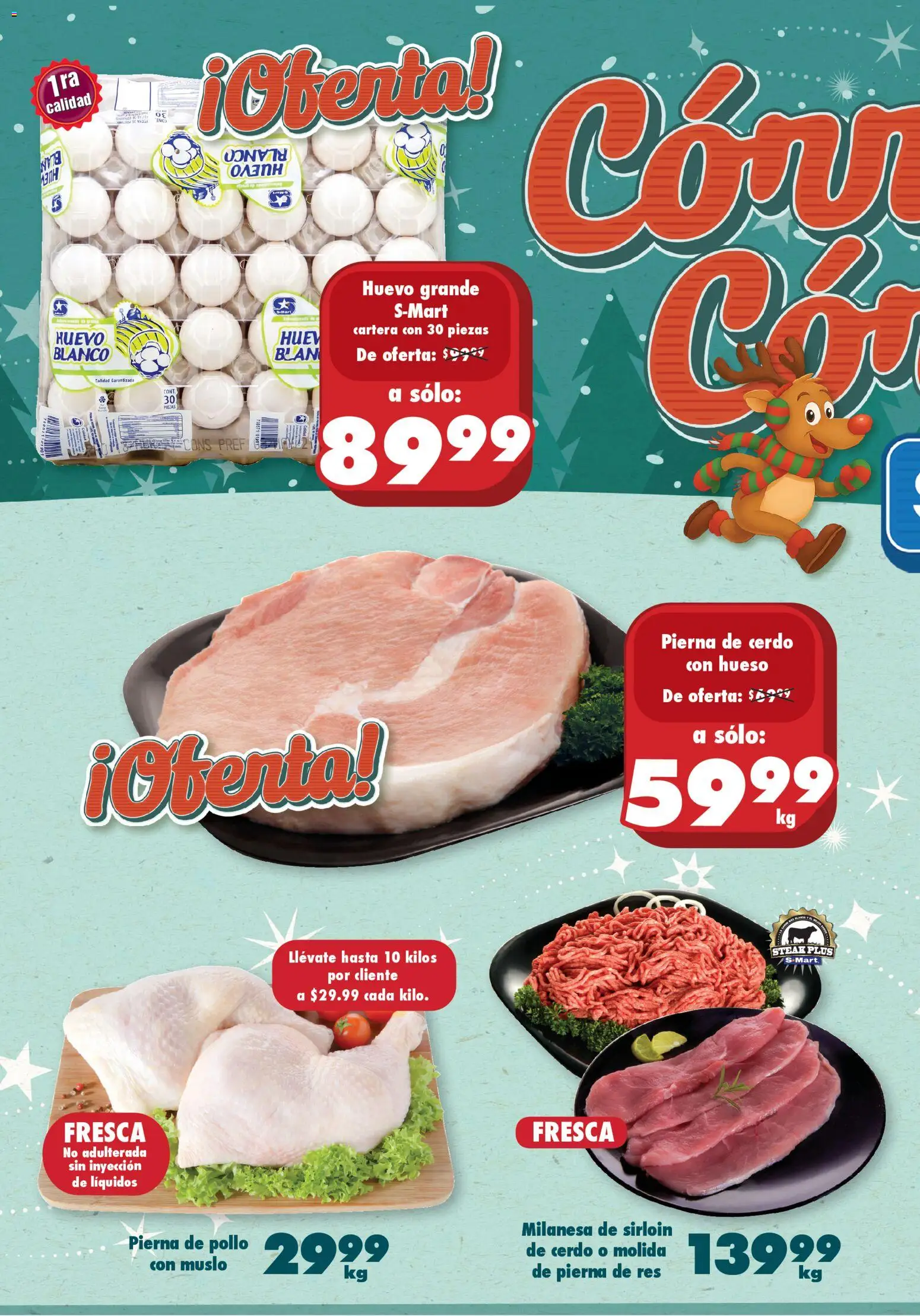 Nuevas ofertas de S-Mart válidas en toda la República Mexicana desde el 11.11.2025. ¡Encuentra las mejores ofertas en S-Mart folleto Chihuahua! | Página: 2 | Productos: Pollo, Milanesa, Cerdo, Res