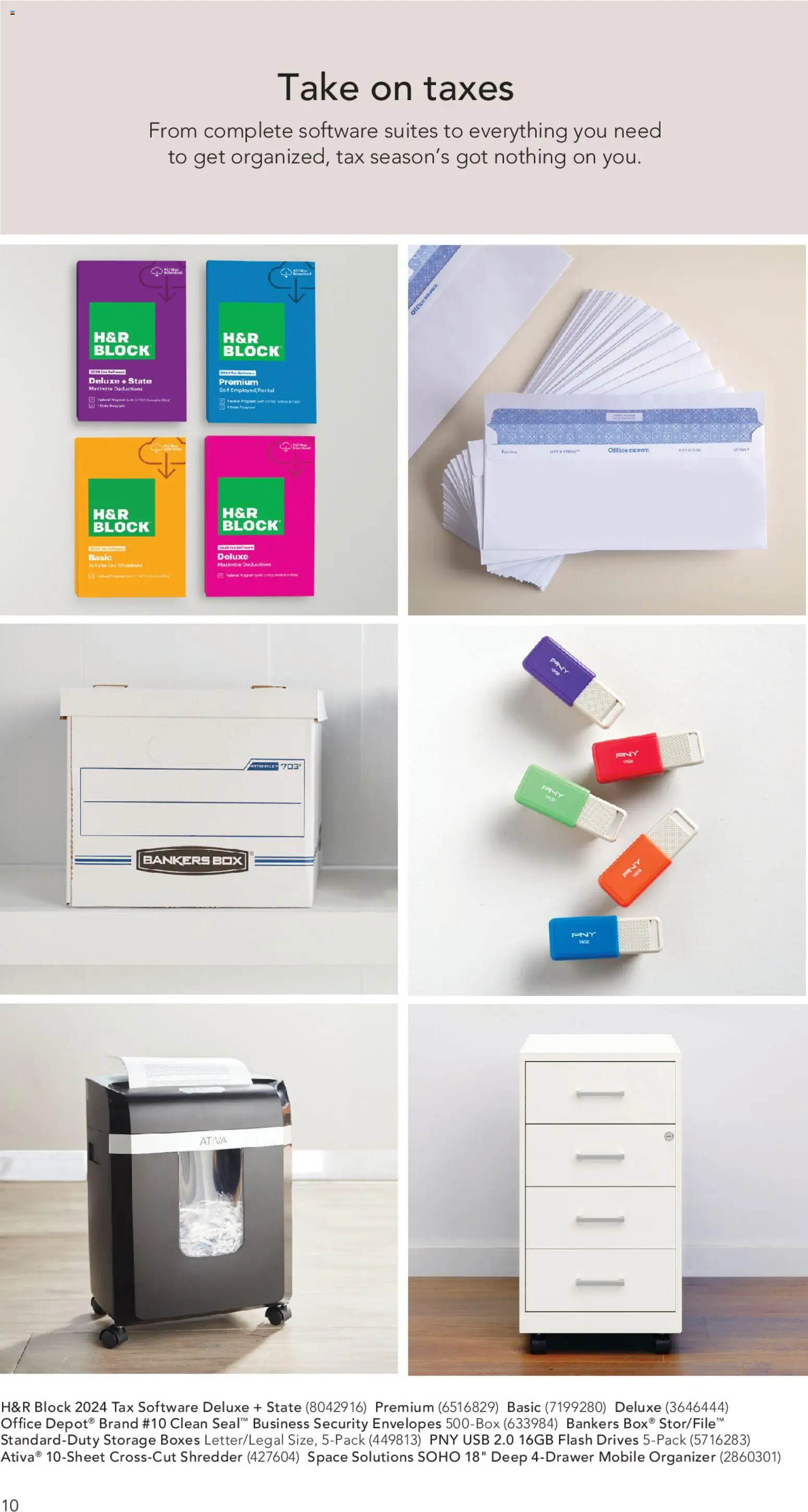 Office Depot Catalog - valid from 01.01.2026 | Page: 10 | Products: Box, Usb, Shredder