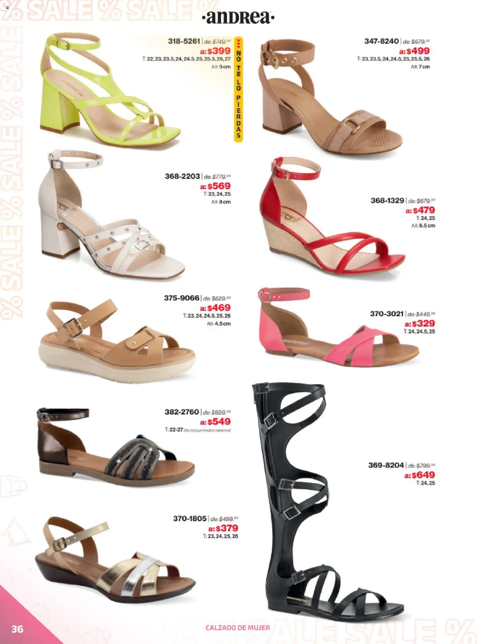 Nuevas ofertas de Andrea válidas en toda la República Mexicana desde el 21.12.2025. ¡Encuentra las mejores ofertas en Andrea catálogo Outlet! | Página: 36