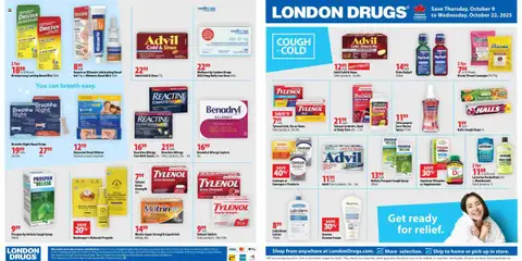 Preview of London Drugs - Cough and Cold Insert from shop London Drugs valid from 09.10.2025 | Page: 2 | Products: Cream, Mouthwash