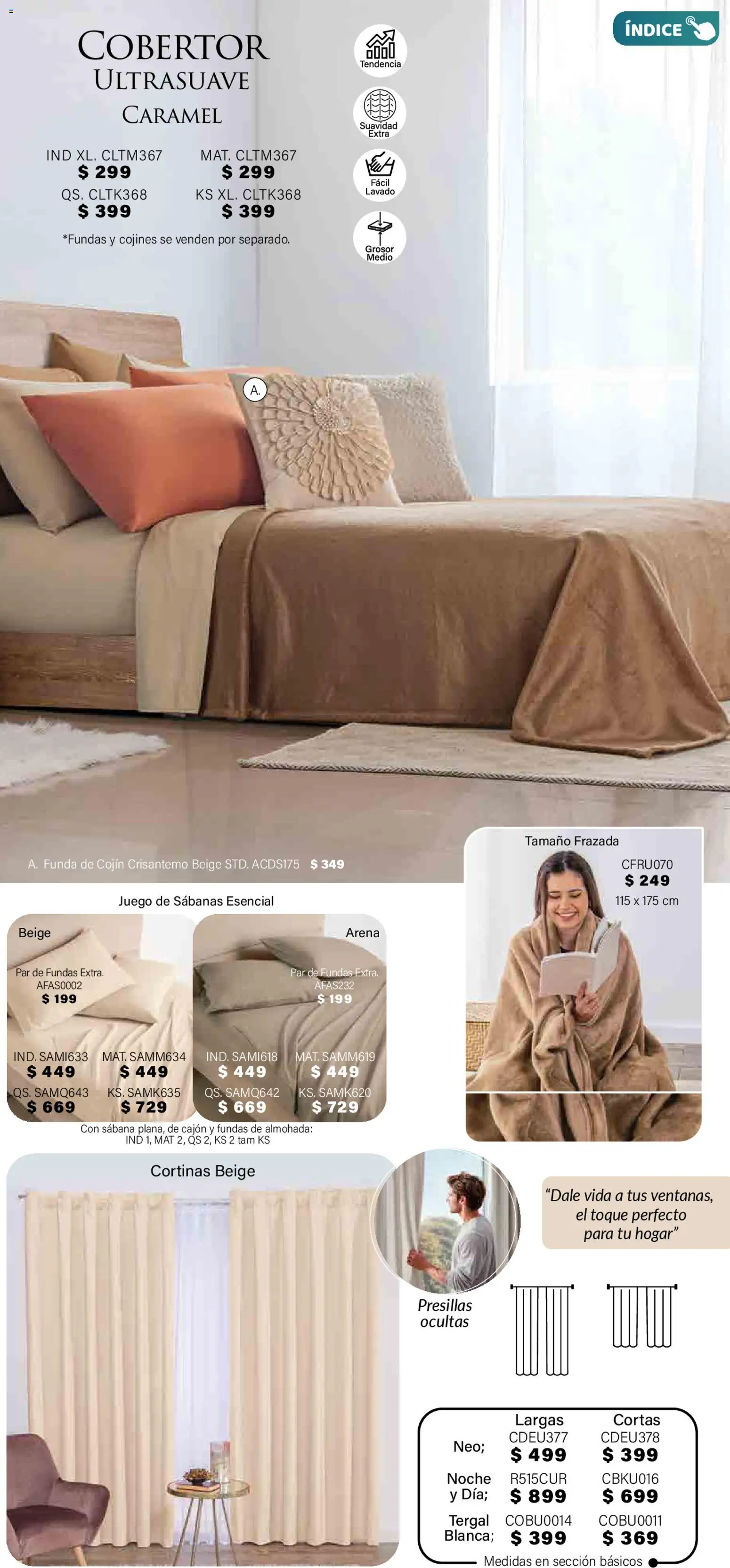 Nuevas ofertas de Colchas Concord válidas en toda la República Mexicana desde el 01.11.2025. ¡Encuentra las mejores ofertas en Colchas Concord Buen Fin! | Página: 376 | Productos: Juego, Funda, Almohada, Sabanas