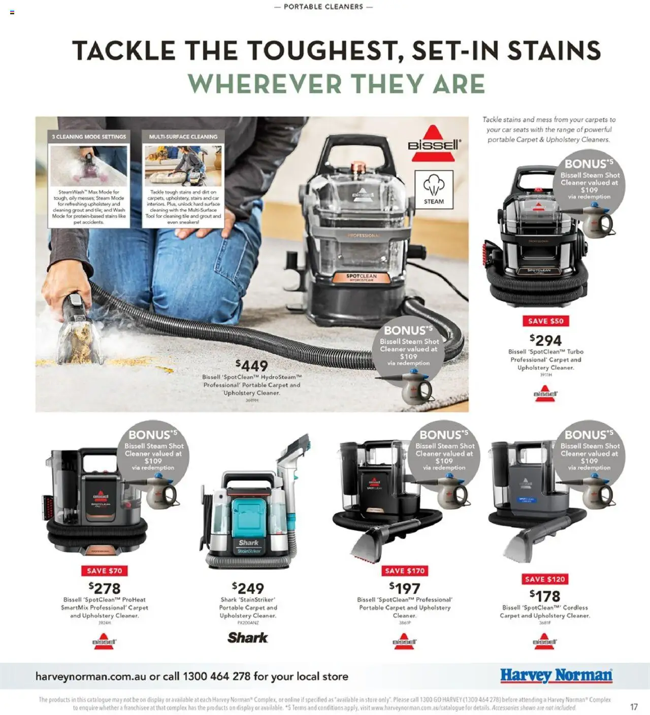 Harvey Norman catalogue - valid from 09.09.2025 | Page: 17 | Products: Cleaner, Sneakers, Accessories, Portable