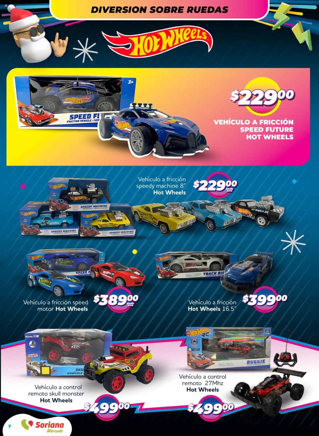 Nuevas ofertas de Soriana válidas en toda la República Mexicana desde el 09.10.2025. ¡Encuentra las mejores ofertas en Soriana - Reino de los Juguetes Mercado Nacional! | Página: 7 | Productos: Control remoto, Sobre