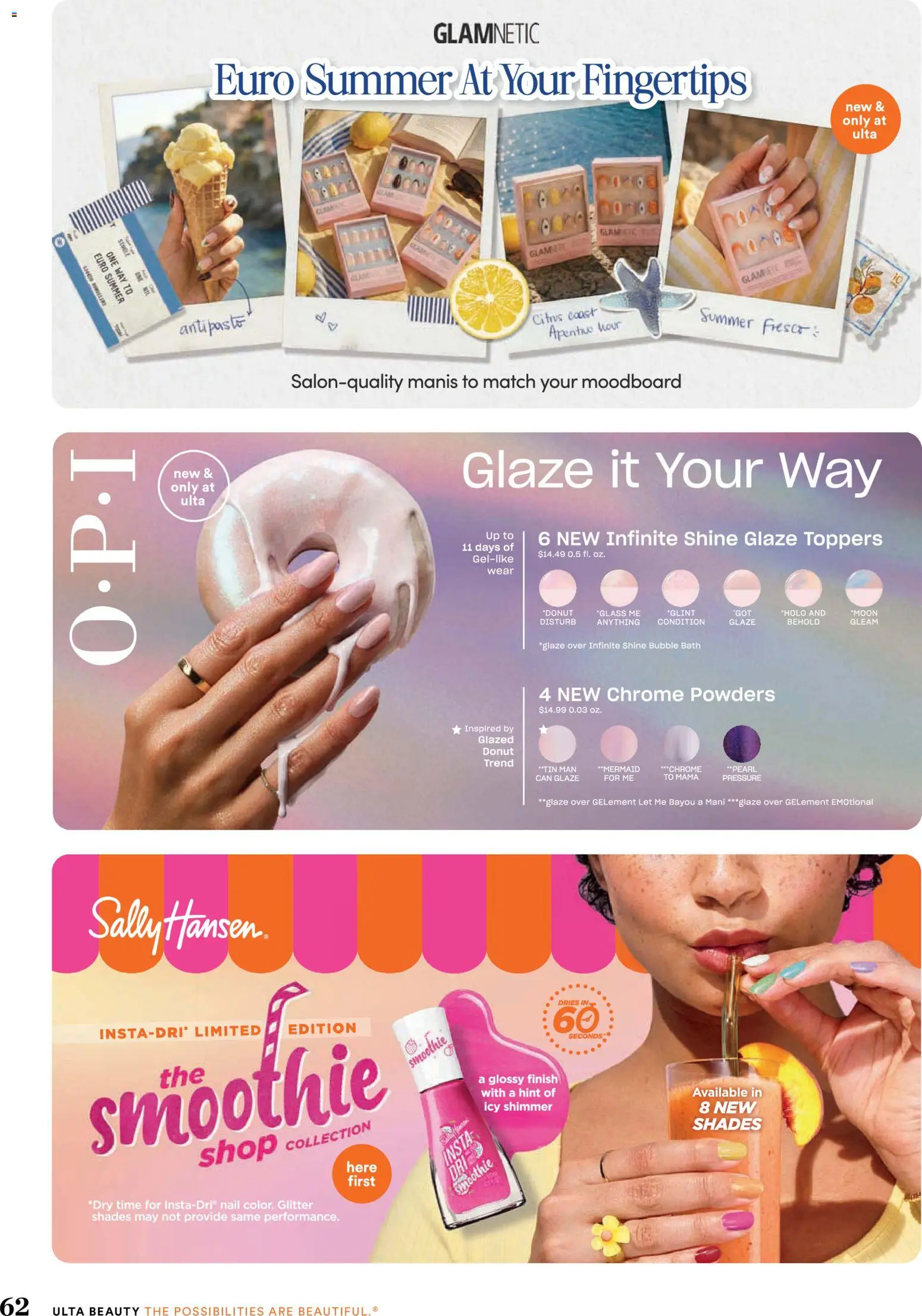 Ulta Beauty - 4.19.26 - 5.10.26 - valid from 19.04.2026 | Page: 62 | Products: Bath, Nail, Toppers