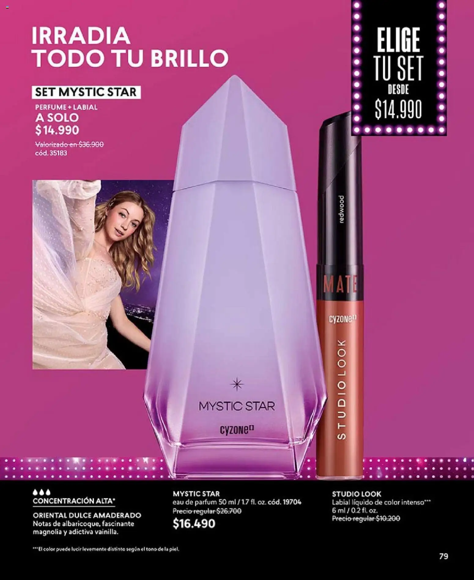 Catálogo CyZone Campaña 2 │ válido desde el 16.01.2026 | Página: 79 | Productos: Brillo, Perfume, Mate, Labial