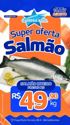 Estrela Azul - Ofertas Salmao - Pré-Visualização do folheto da loja Estrela Azul, válido de 14.08.2025