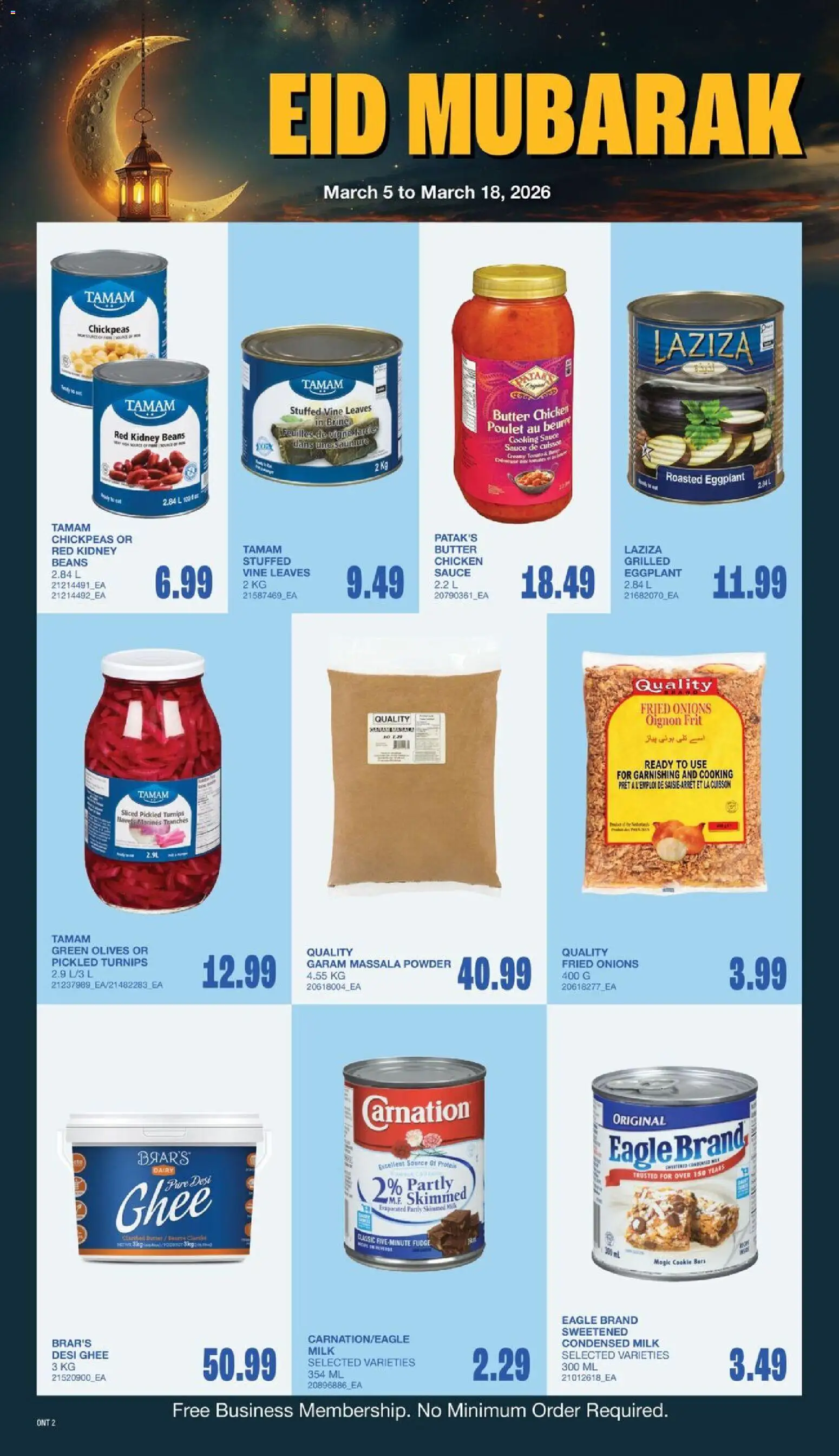 Wholesale Club flyer valid from 05.03.2026 | Page: 4 | Products: Powder, Milk, Butter, Chicken