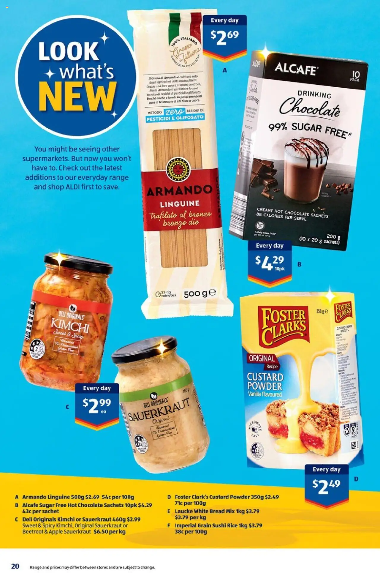 Aldi catalogue - valid from 03.09.2025 | Page: 20 | Products: Powder, Chocolate, Rice, Cream
