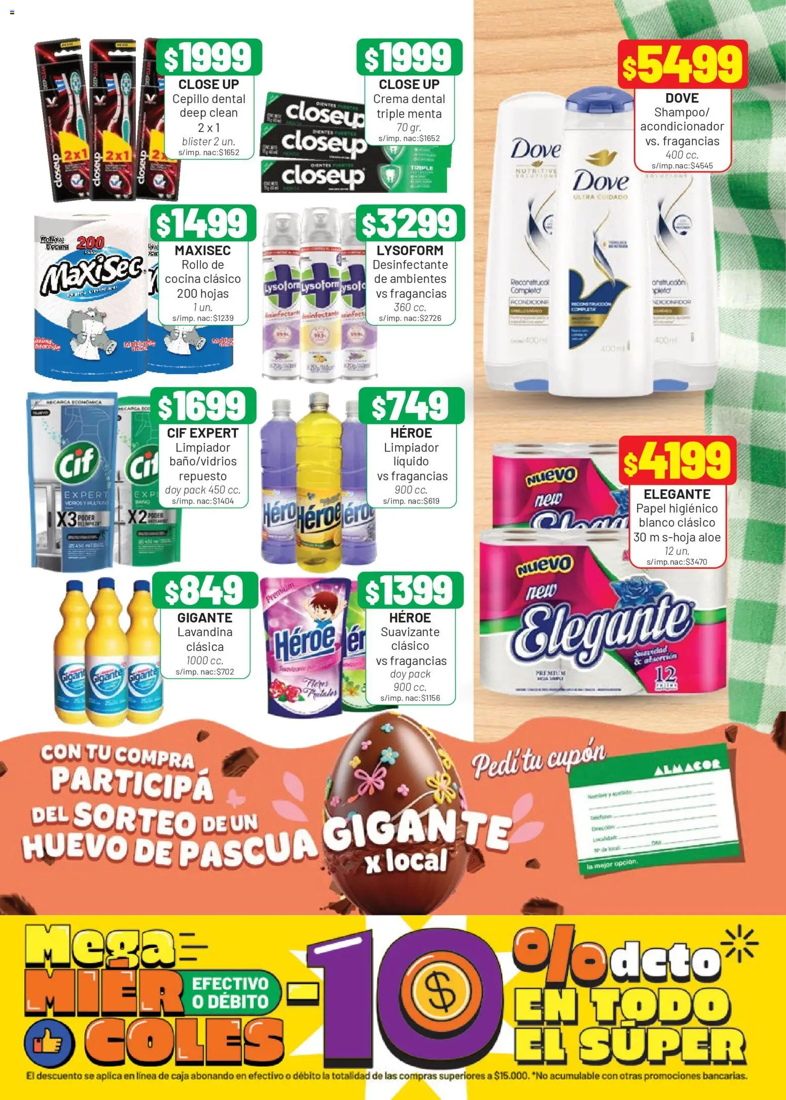 Almacor catálogo │ válido desde el 26.03.2026 | Página: 8 | Productos: Desinfectante, Cocina, Acondicionador, Crema