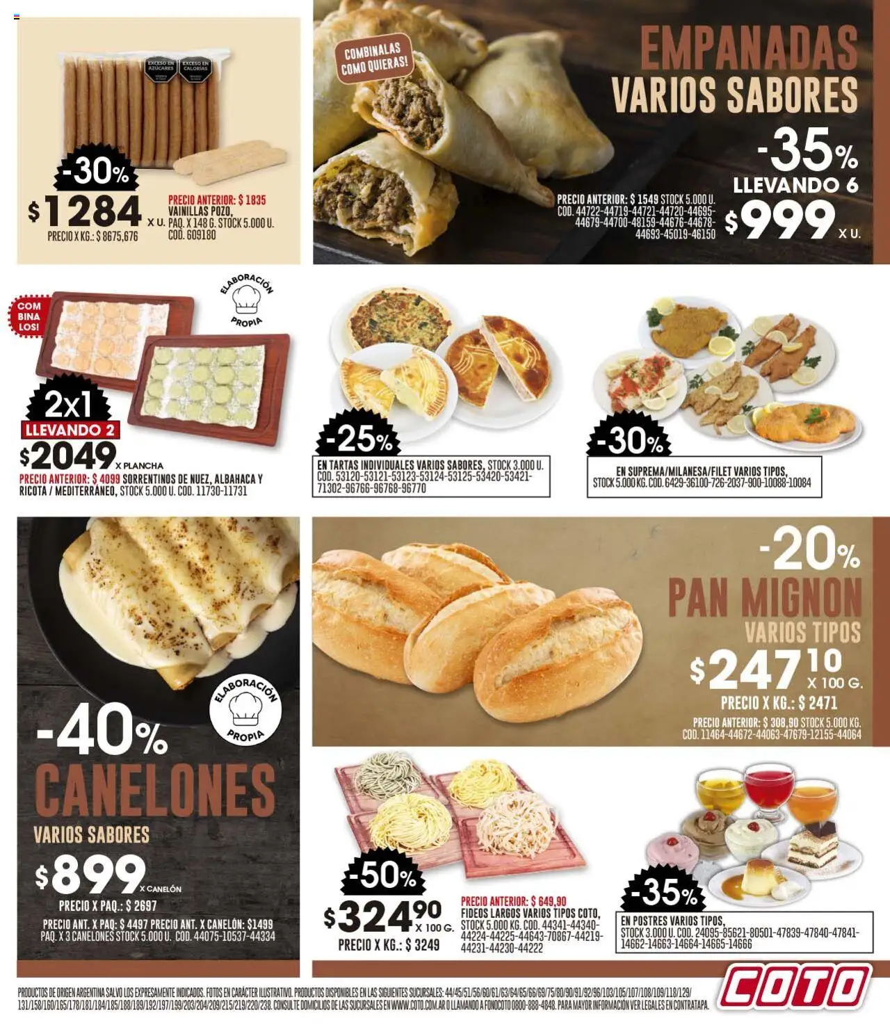 Coto ofertas │ válido desde el 11.08.2025 | Página: 5 | Productos: Plancha, Pan, Fideos