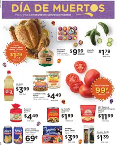 Preview of King Soopers weekly ads valid from 22.10.2025 | Page: 15 | Products: Jalapeno peppers, Cheese, Chocolate, Tomatoes