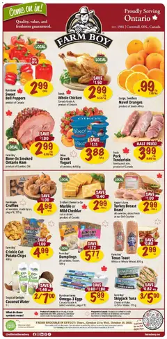 Preview of Farm Boy weekly flyer / circulaire from shop Farm Boy valid from 23.10.2025