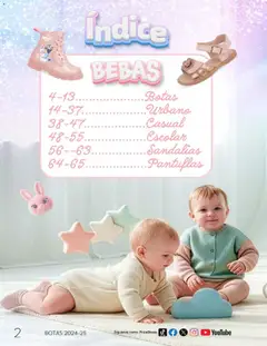 Vista previa de Price Shoes catálogo Bebés, nuevo folleto de la tienda, válido en México a partir del 06.12.2025 | Página: 2 | Productos: Botas, Pantuflas, Sandalias