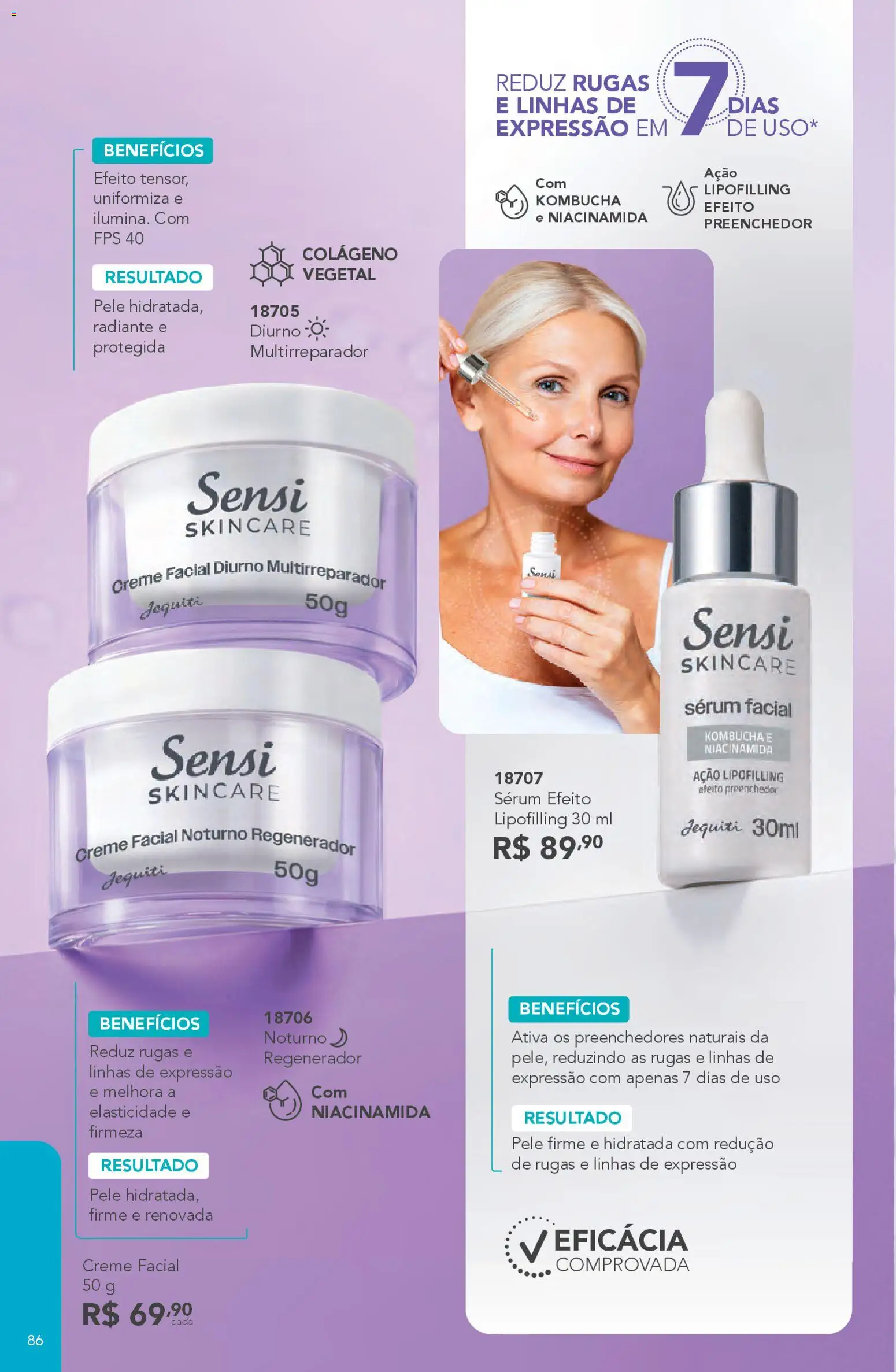 Jequiti Folheto - válido de 02.12.2025 | Página: 86 | Produtos: Colágeno, Sérum, Creme