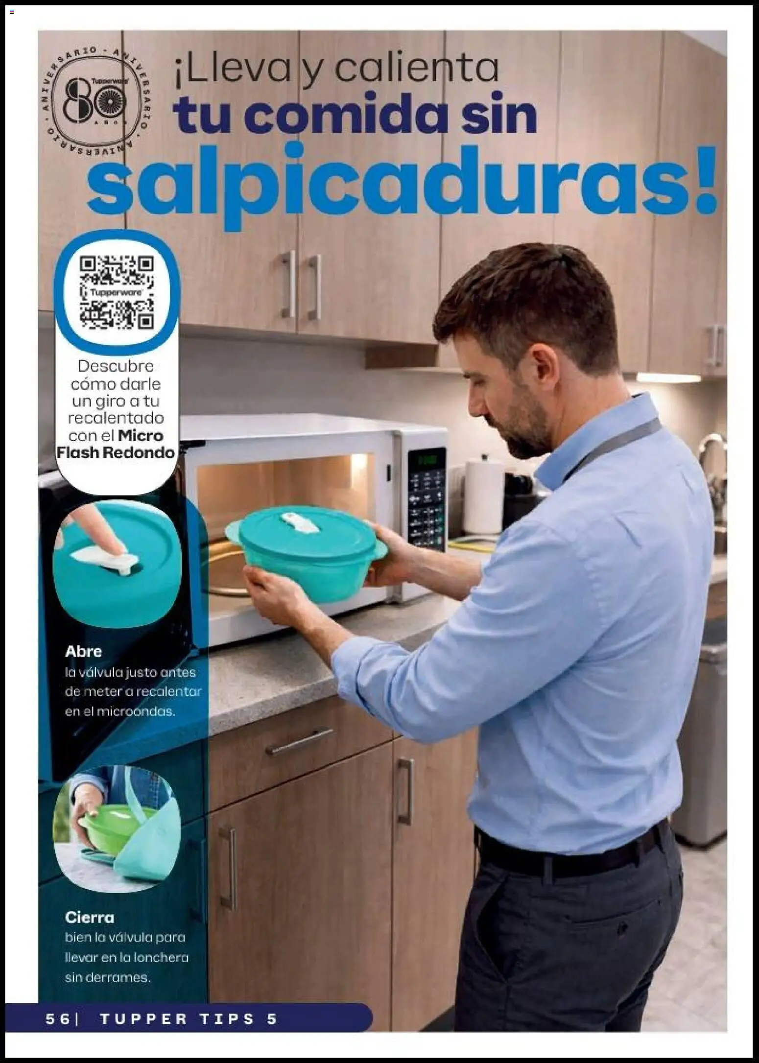 Nuevas ofertas de Tupperware válidas en toda la República Mexicana desde el 20.04.2026. ¡Encuentra las mejores ofertas en Tupperware catálogo! | Página: 56 | Productos: Tupper, Válvula