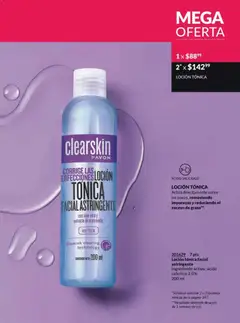 Vista previa de AVON campaña 4 2026, nuevo folleto de la tienda, válido en México a partir del 20.02.2026 | Página: 141 | Productos: Loción, Toner, Sobre
