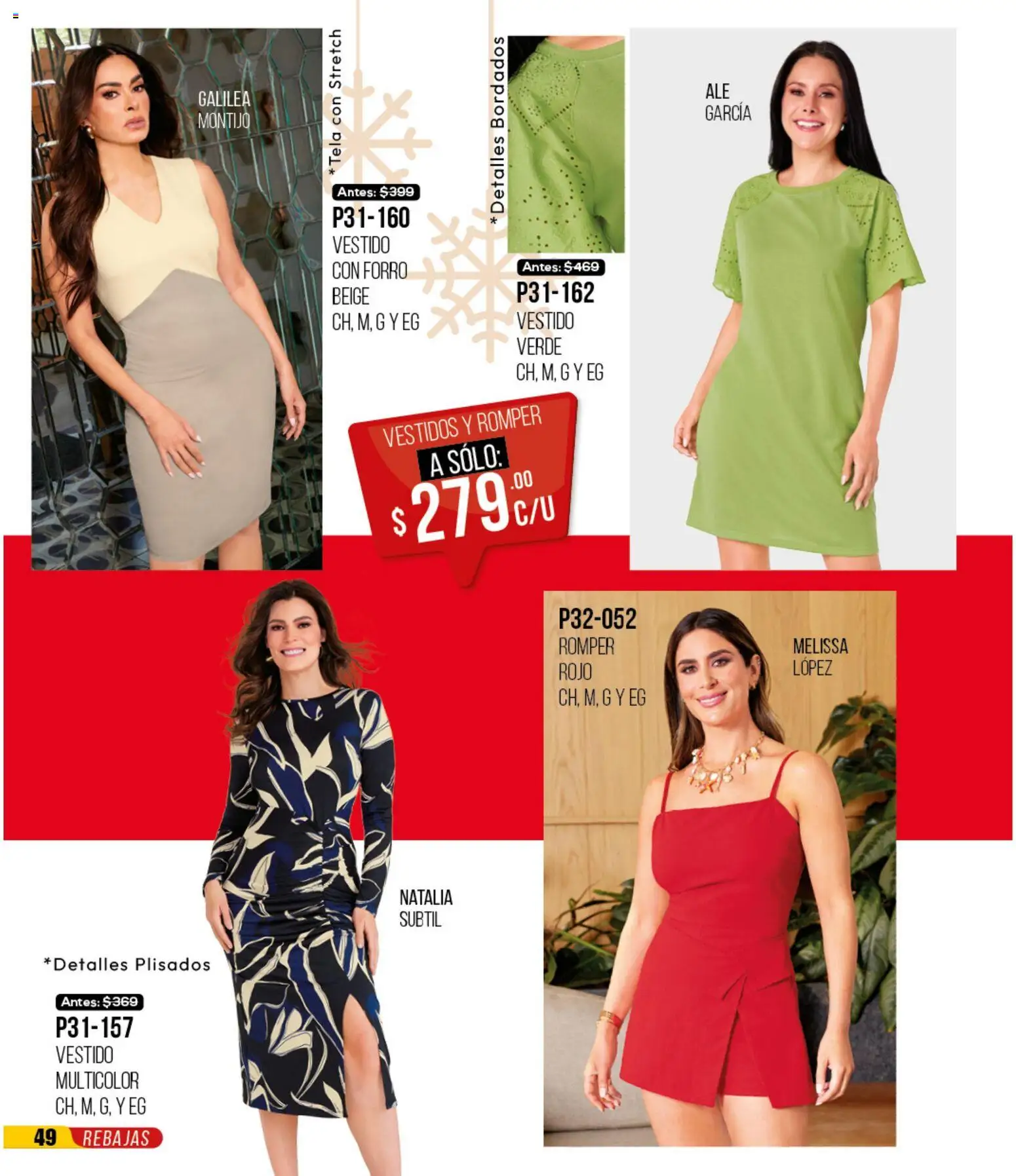 Nuevas ofertas de Cklass válidas en toda la República Mexicana desde el 30.11.2025. ¡Encuentra las mejores ofertas en Cklass catálogo Rebajas Navideñas Calzado! | Página: 481 | Productos: Vestido