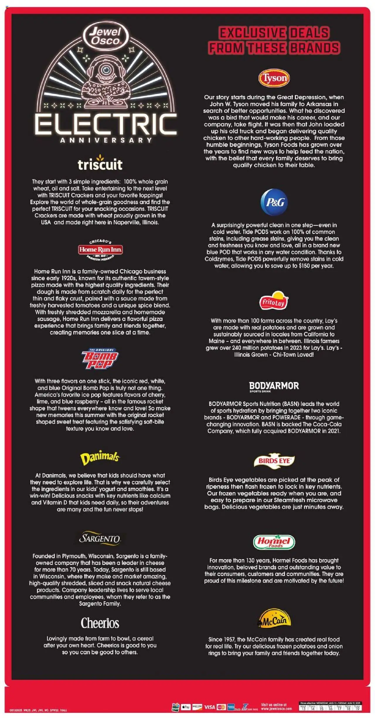 Jewel Osco Weekly Ad - valid from 13.08.2025 | Page: 2 | Products: Vitamin, Cheese, Yogurt, Microwave
