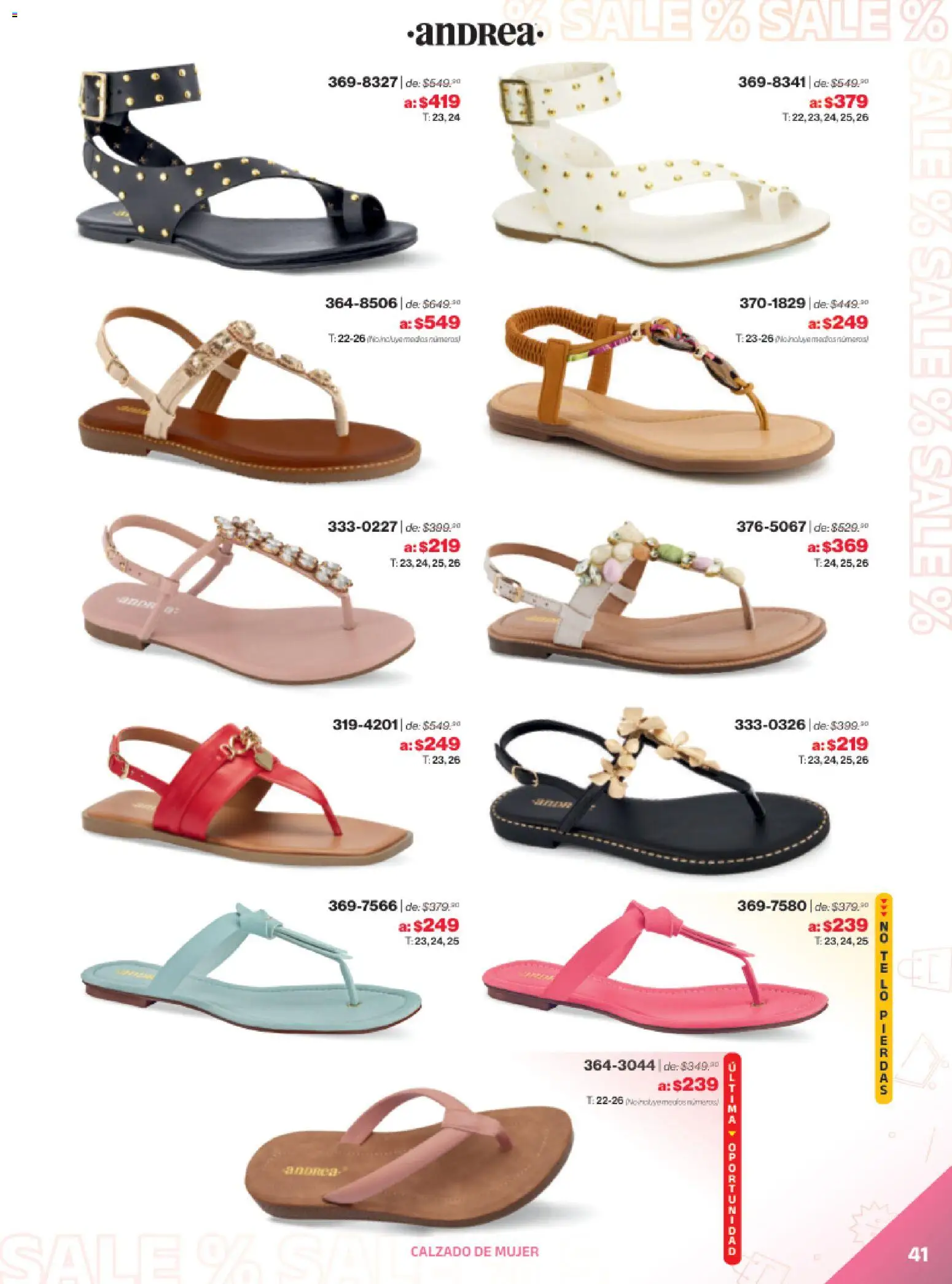 Nuevas ofertas de Andrea válidas en toda la República Mexicana desde el 21.12.2025. ¡Encuentra las mejores ofertas en Andrea catálogo Outlet! | Página: 41