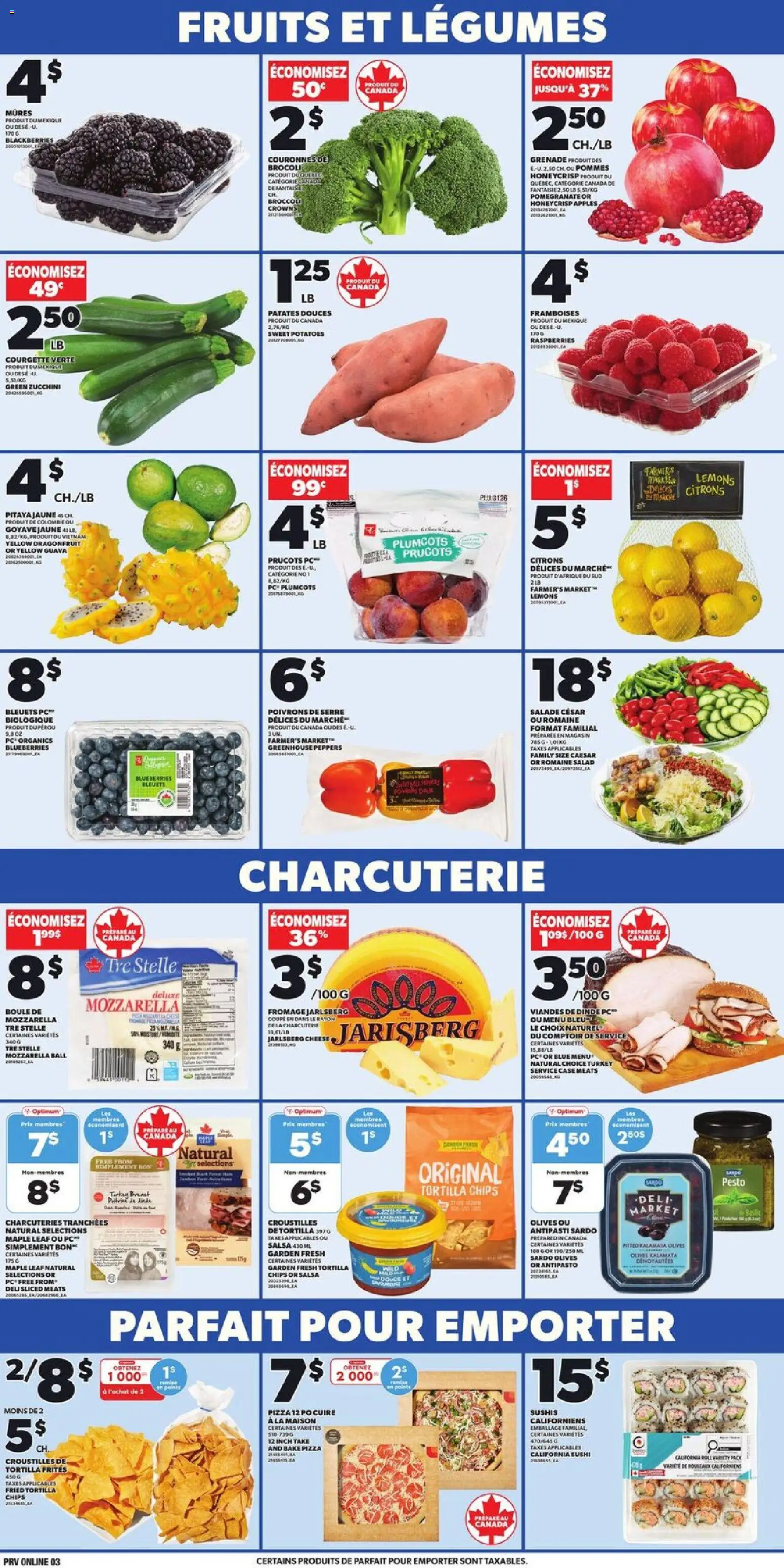 Provigo flyer valid from 30.10.2025 | Page: 5 | Products: Salad, Potatoes, Case, Apples