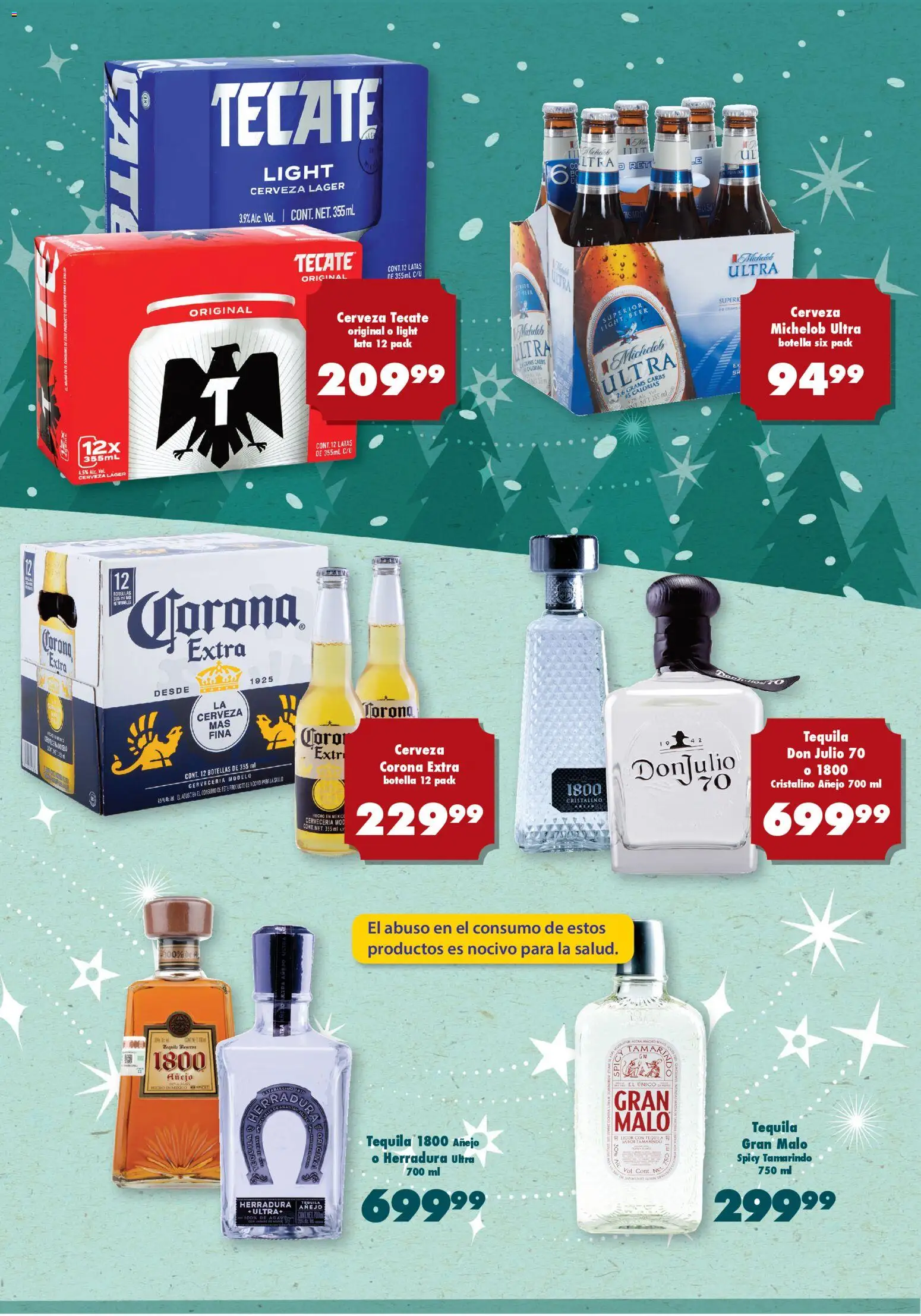 Nuevas ofertas de S-Mart válidas en toda la República Mexicana desde el 11.11.2025. ¡Encuentra las mejores ofertas en S-Mart folleto Ofertas de Feria Monterrey! | Página: 3 | Productos: Cerveza, Tequila, Botella