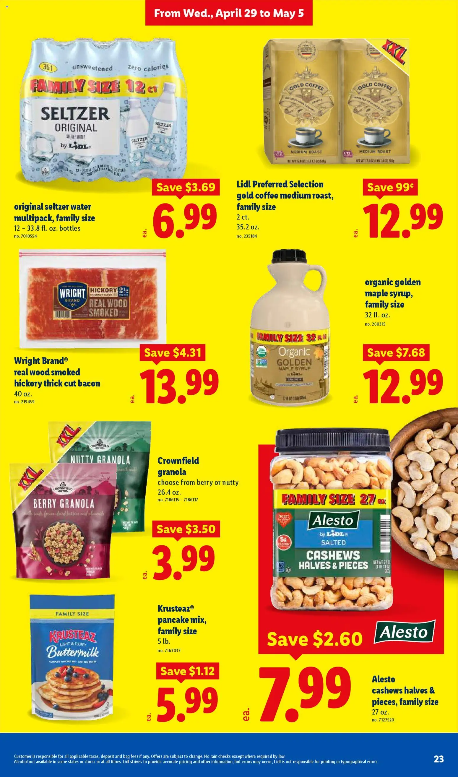 Lidl Weekly Ad - valid from 29.04.2026 | Page: 23 | Products: Coffee, Water, Bag