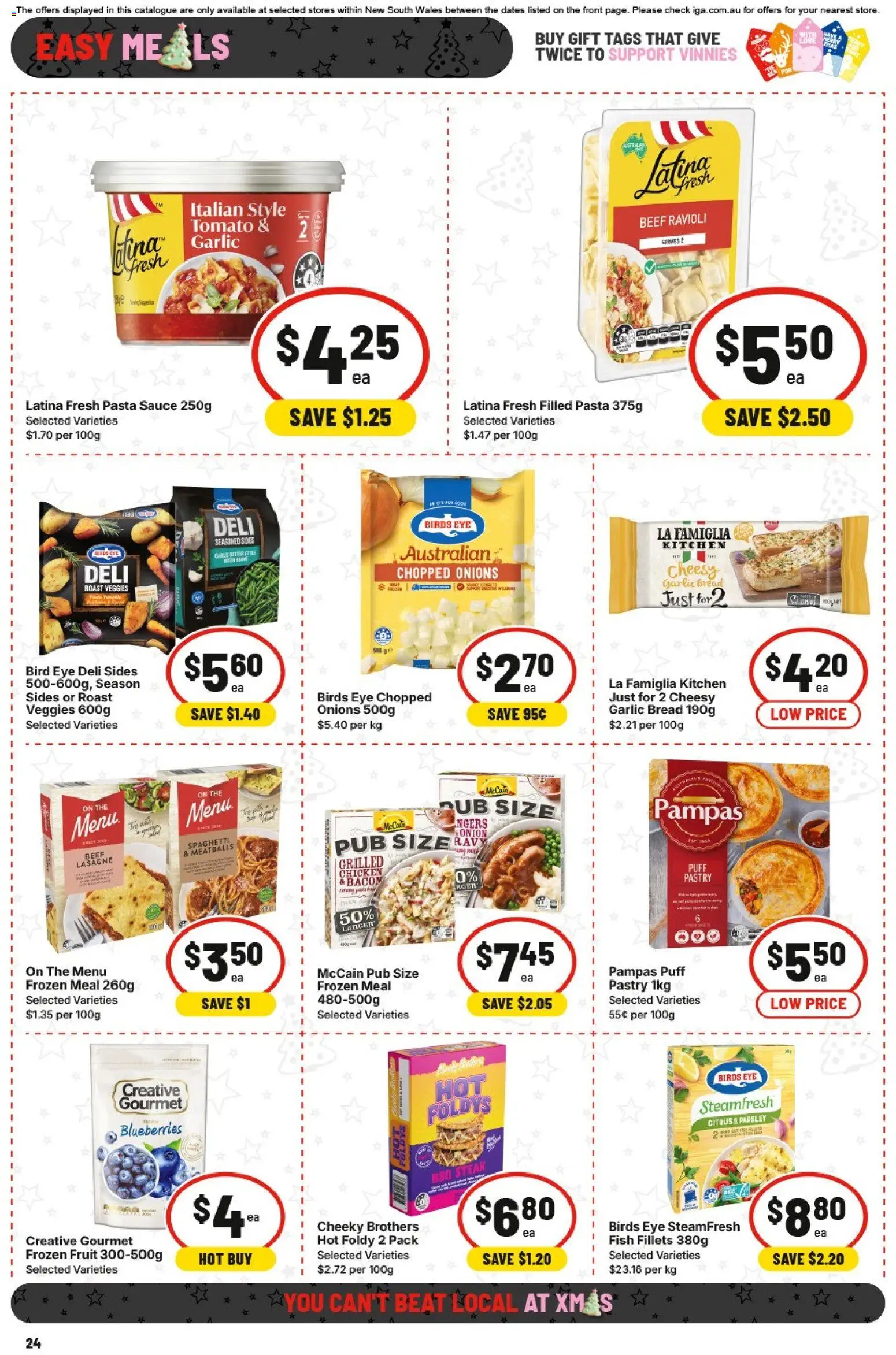 IGA catalogue - valid from 26.11.2025 | Page: 23 | Products: Bread, Fish, Steak, Parsley