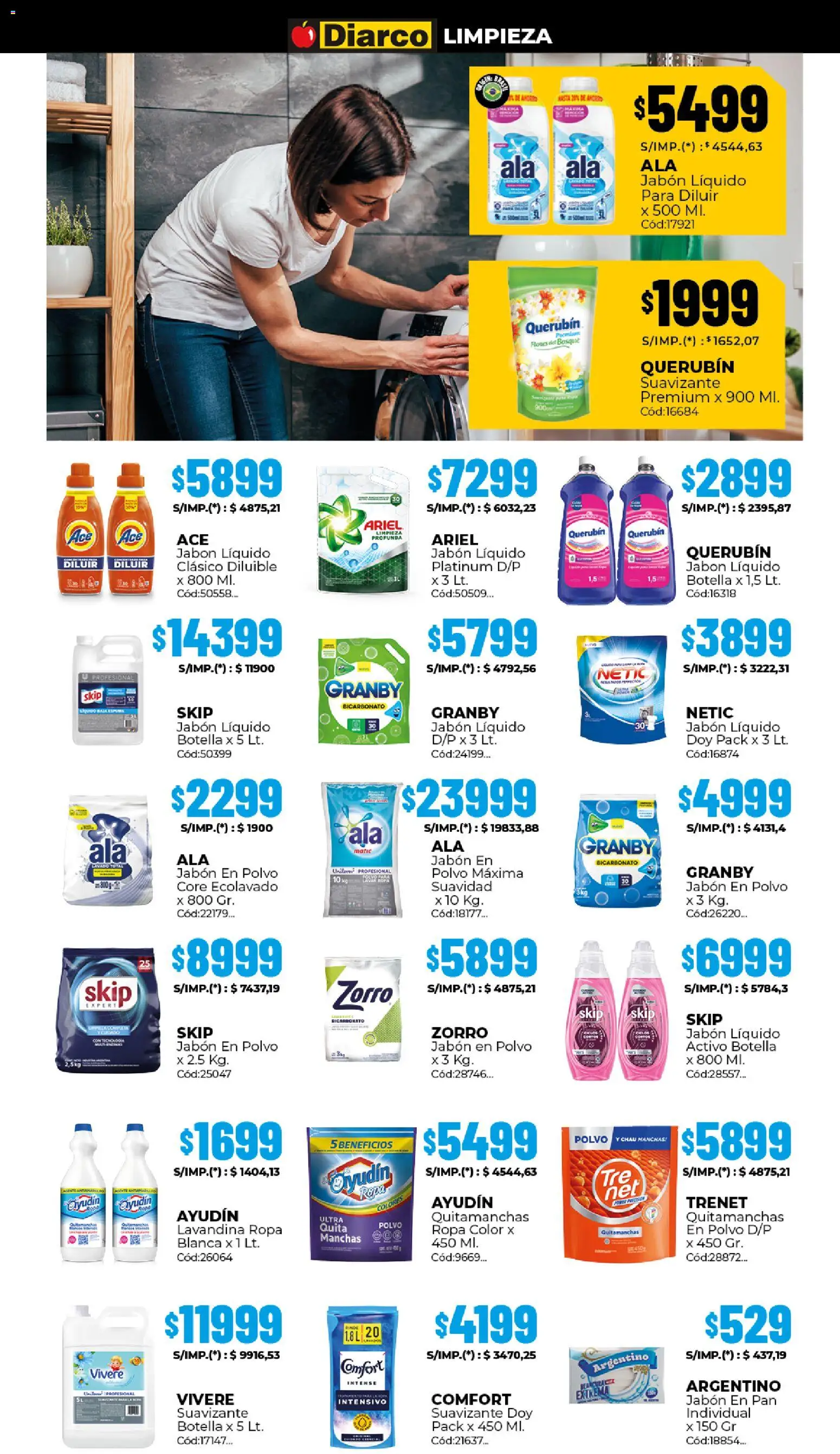 Diarco - Ofertas Gba │ válido desde el 08.12.2025 | Página: 18 | Productos: Jabón, Jabón en polvo, Pan, Suavizante