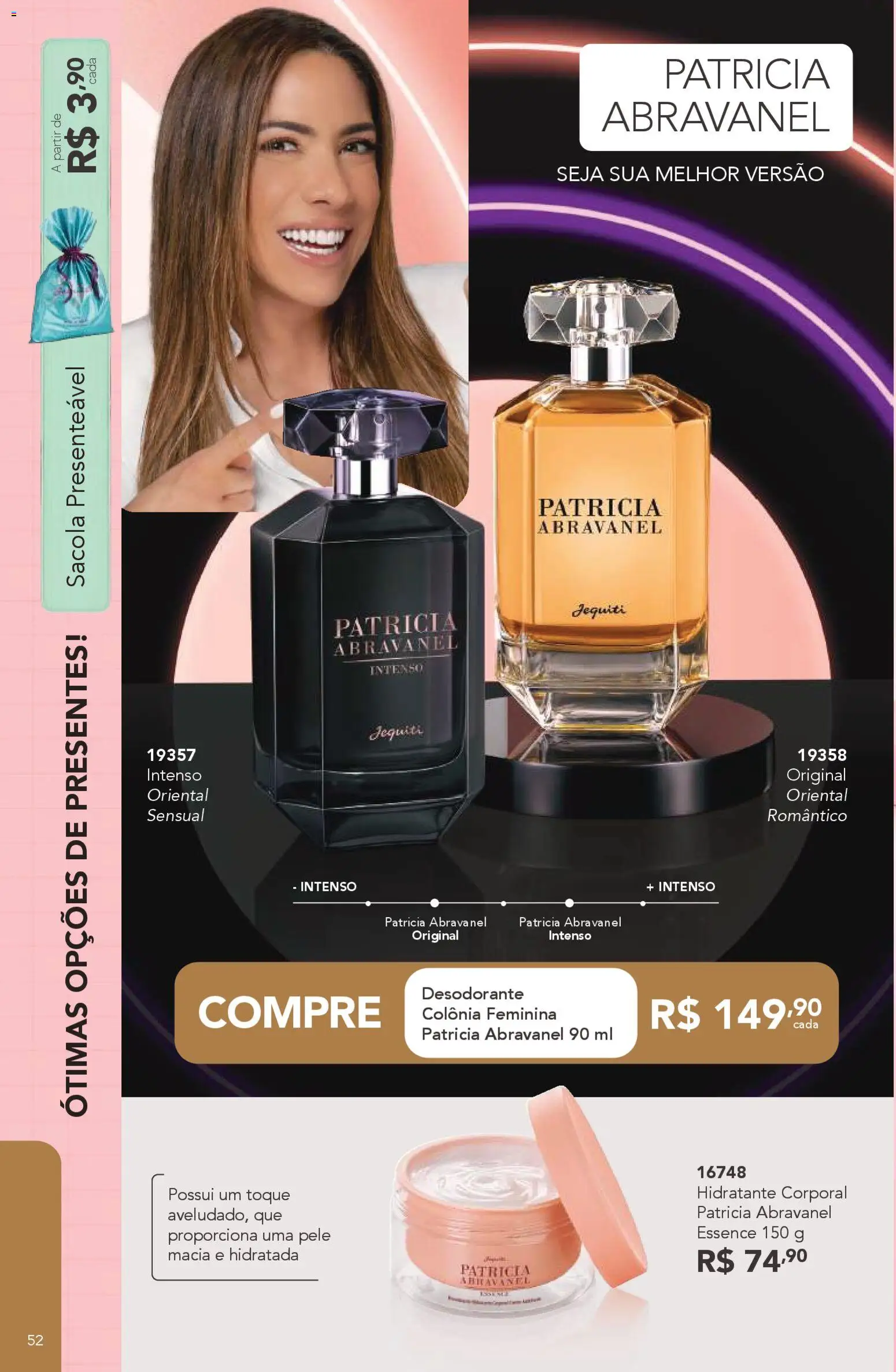 Jequiti Folheto - válido de 06.03.2026 | Página: 52 | Produtos: Hidratante corporal, Desodorante