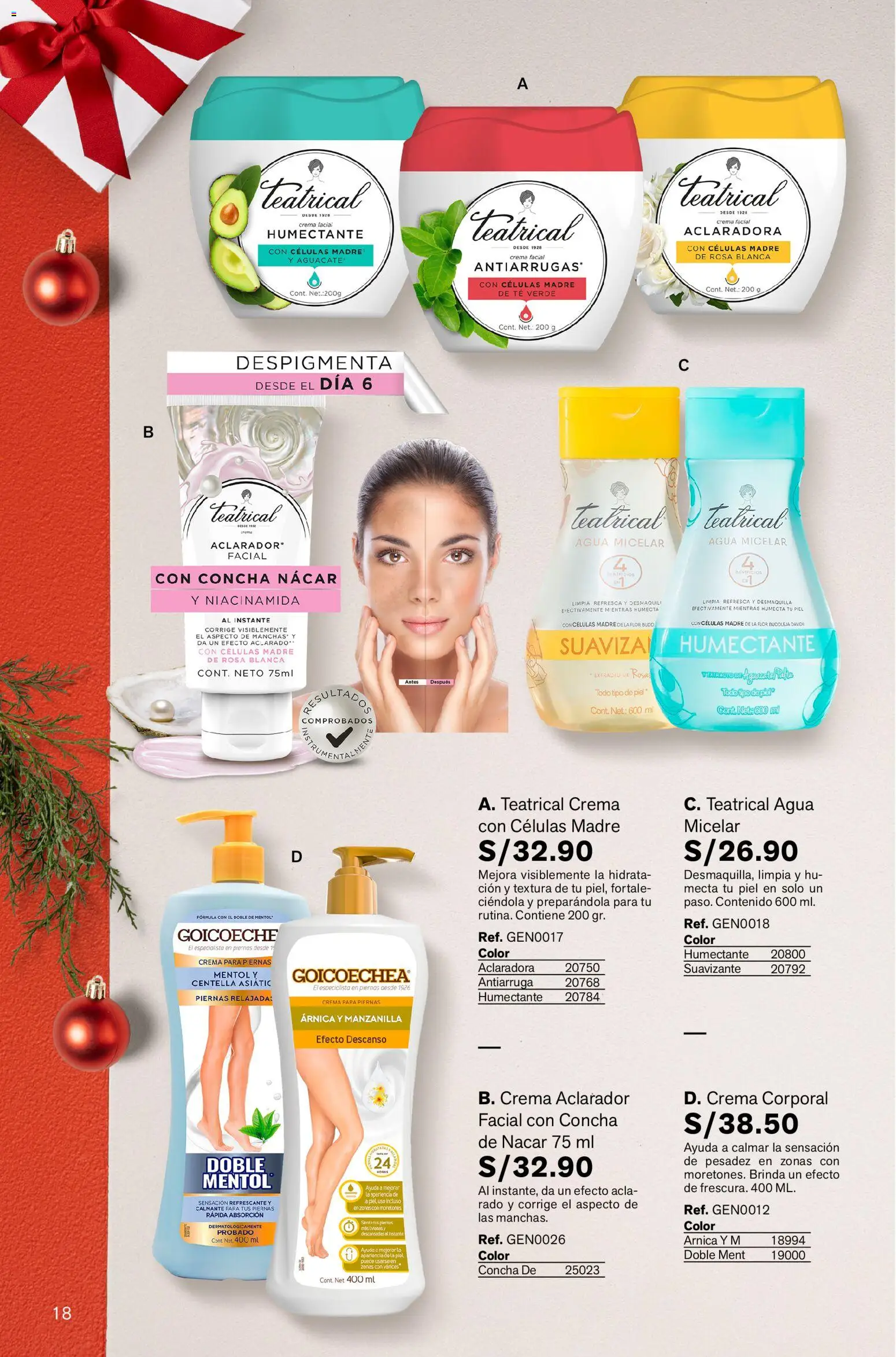 Catálogo Leonisa válido desde 13.11.2025 | Página: 18 | Productos: Té, Crema