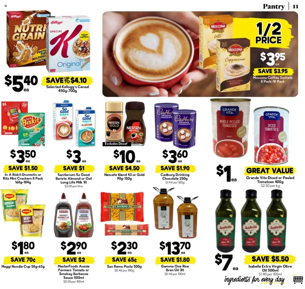 Drakes catalogue - valid from 13.08.2025 | Page: 11 | Products: Coffee, Chocolate, Beef, Cereal
