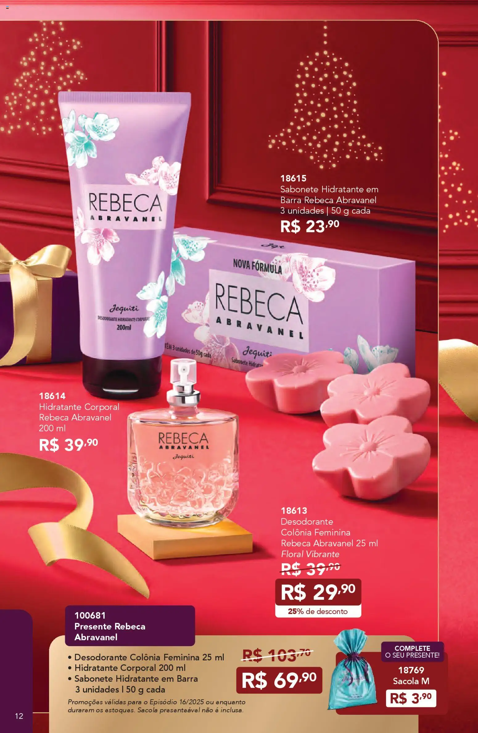 Jequiti Folheto - válido de 11.11.2025 | Página: 12 | Produtos: Hidratante corporal, Desodorante, Sabonete