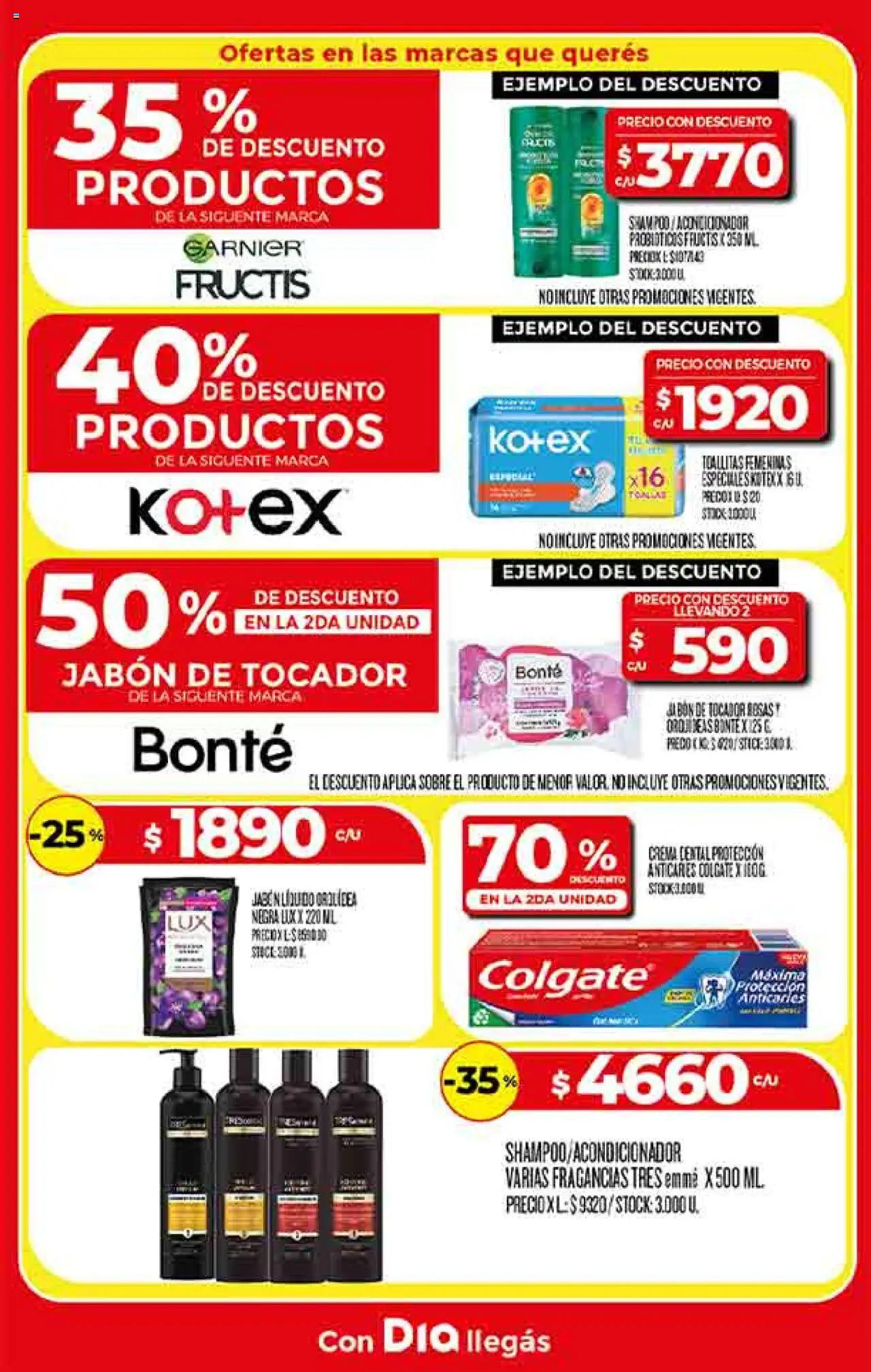 Supermercado DIA Ofertas - Salta y Jujuy │ válido desde el 30.07.2025 | Página: 17 | Productos: Sobre, Jabón, Toallitas femeninas, Crema