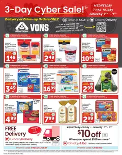 Preview of Vons weekly ads valid from 07.01.2026