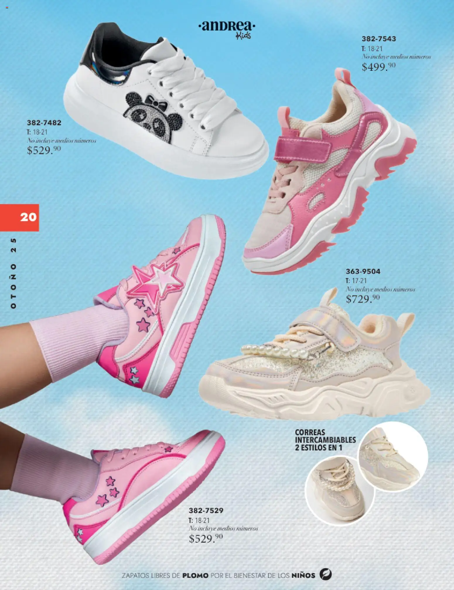 Nuevas ofertas de Andrea válidas en toda la República Mexicana desde el 26.11.2025. ¡Encuentra las mejores ofertas en Andrea catálogo Infantil Kids! | Página: 19 | Productos: Zapatos